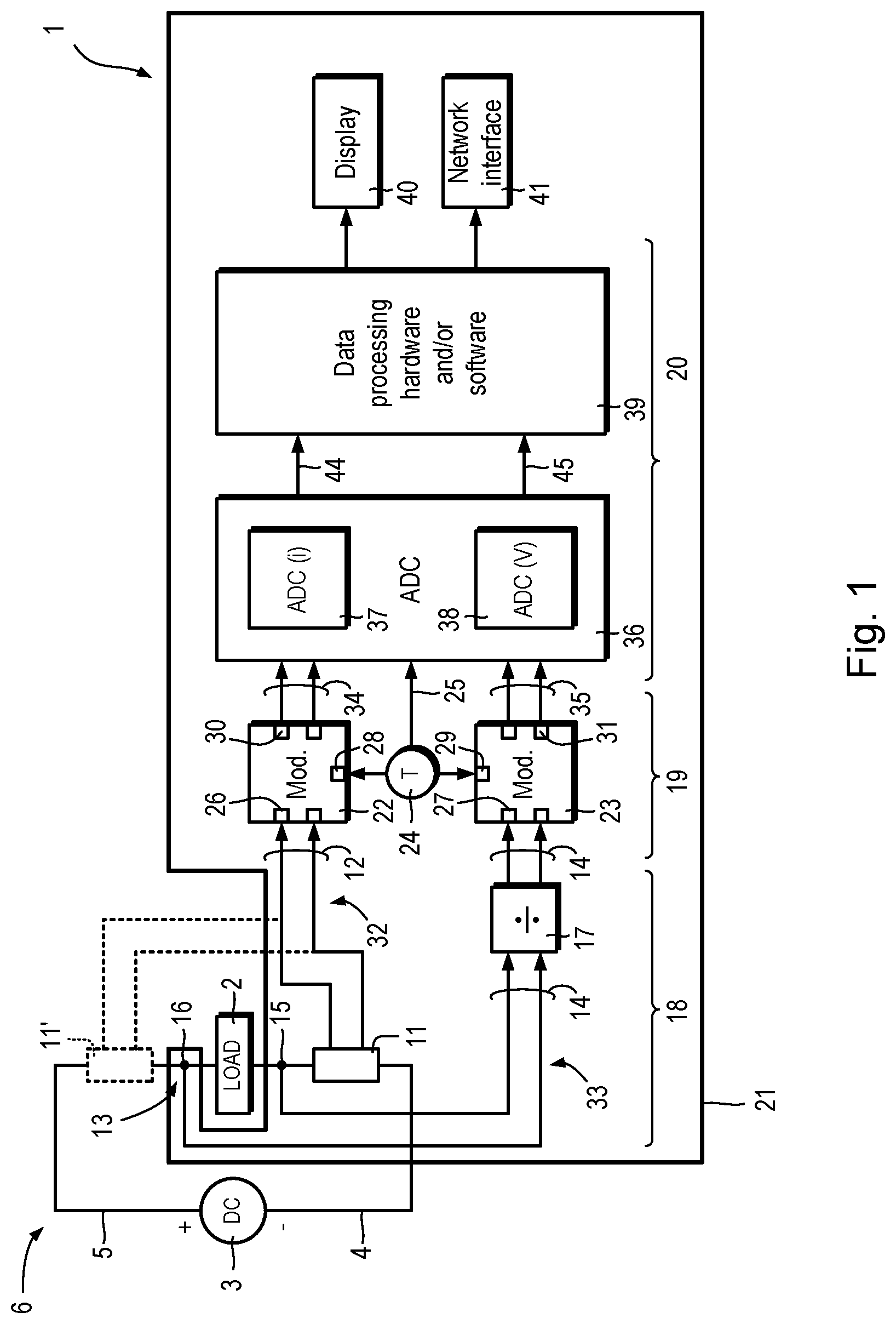 Patent US12306224 Figure 1 – Electricity meter