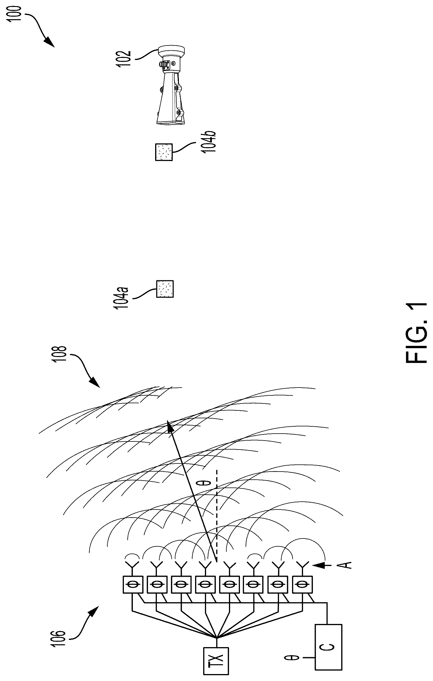 Patent US12306236 — Sensing radio frequency electromagnetic fields — Figure 1