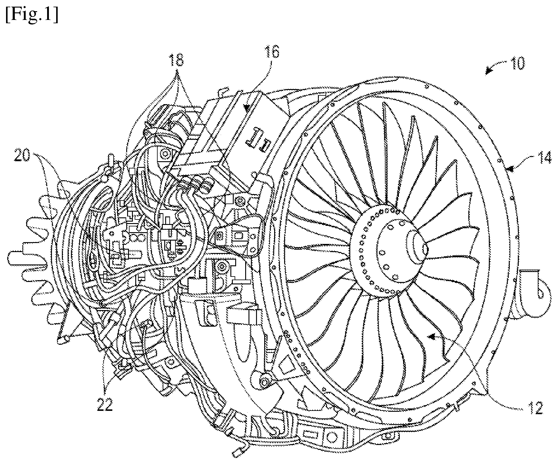 Patent US12306239 — Diagnosis of an aircraft engine control unit — Figure 1