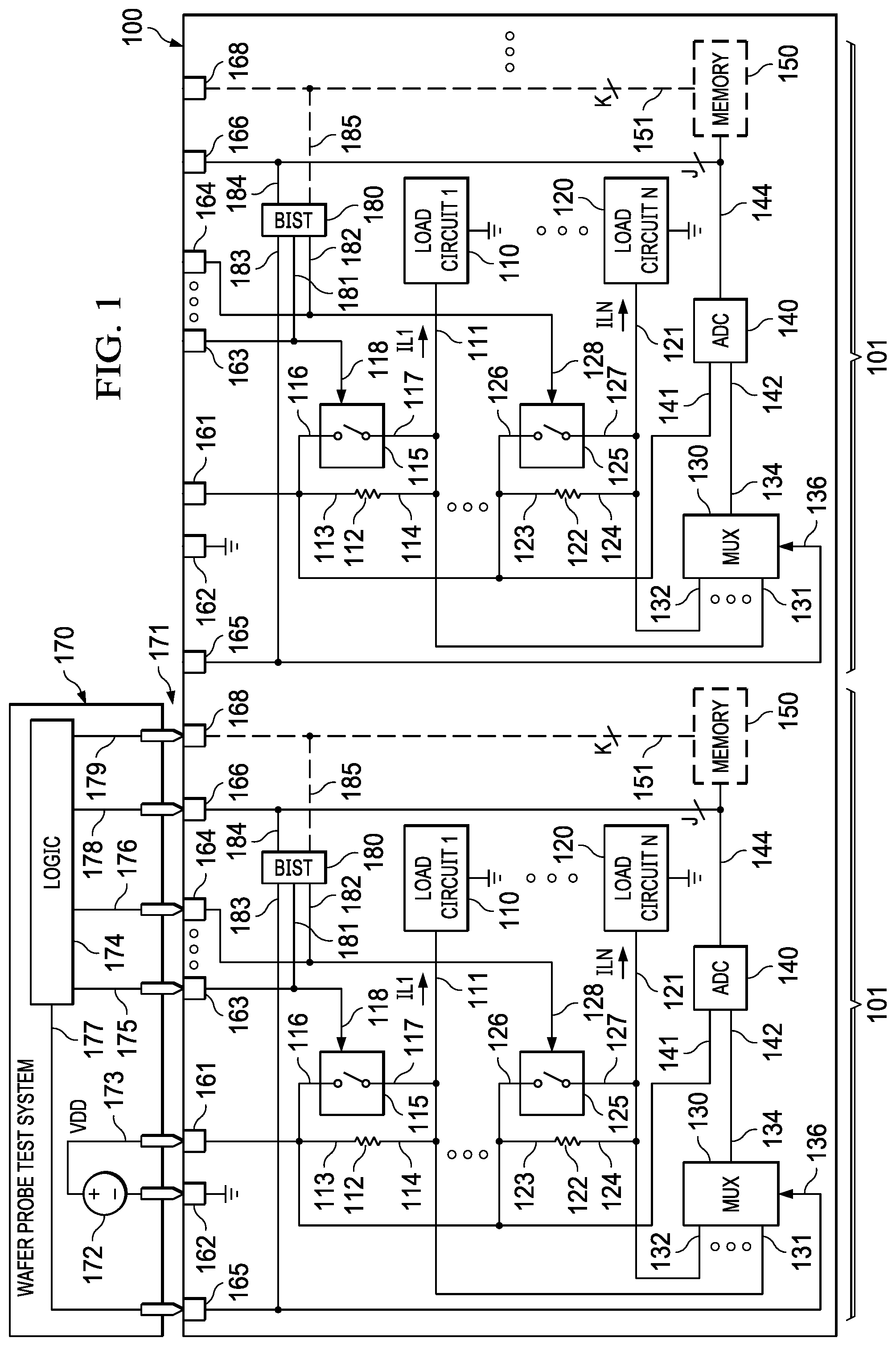 Patent US12306245 — On-chip current sensor — Figure 1