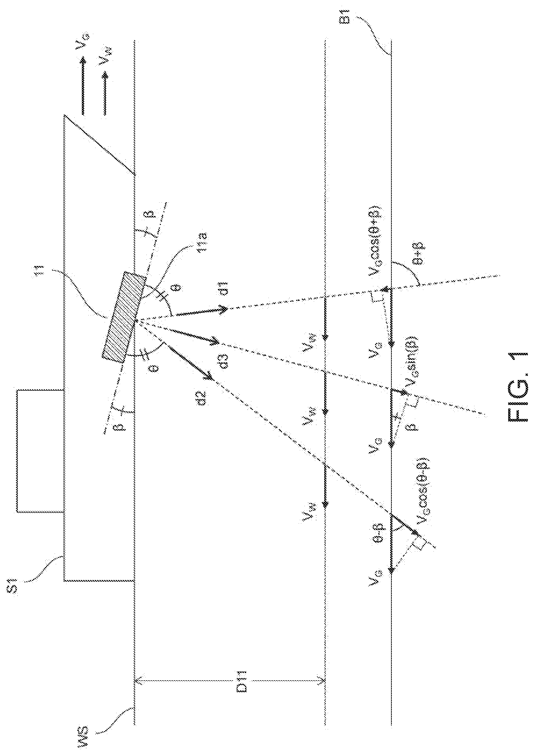 Patent US12306295 — Doppler device, and depression angle estimation method — Figure 1