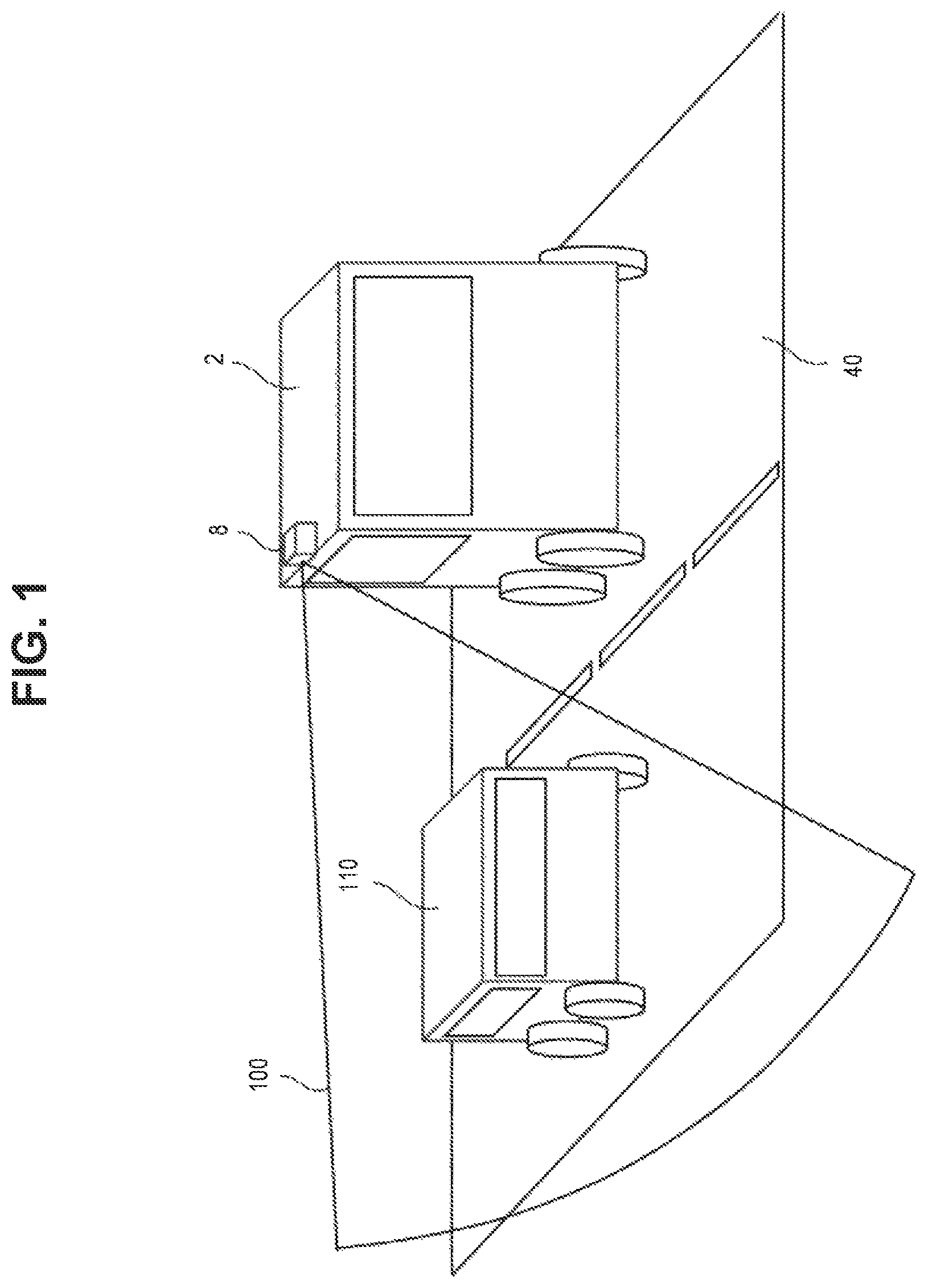 Patent US12306304 Figure 1 – Target detection apparatus and vehicle having the same mounted thereon