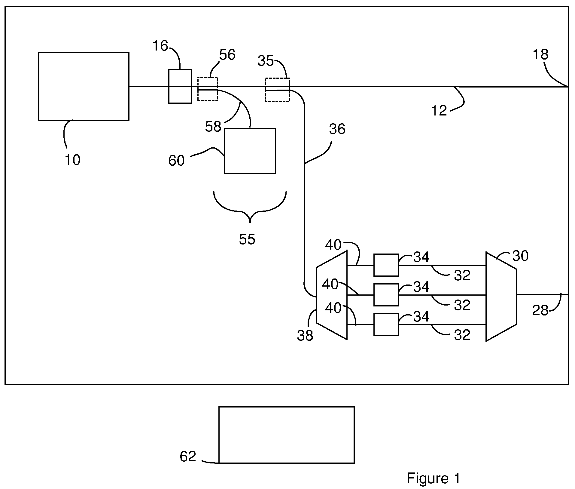 Patent US12306350 — Increasing rate of lidar measurements — Figure 1