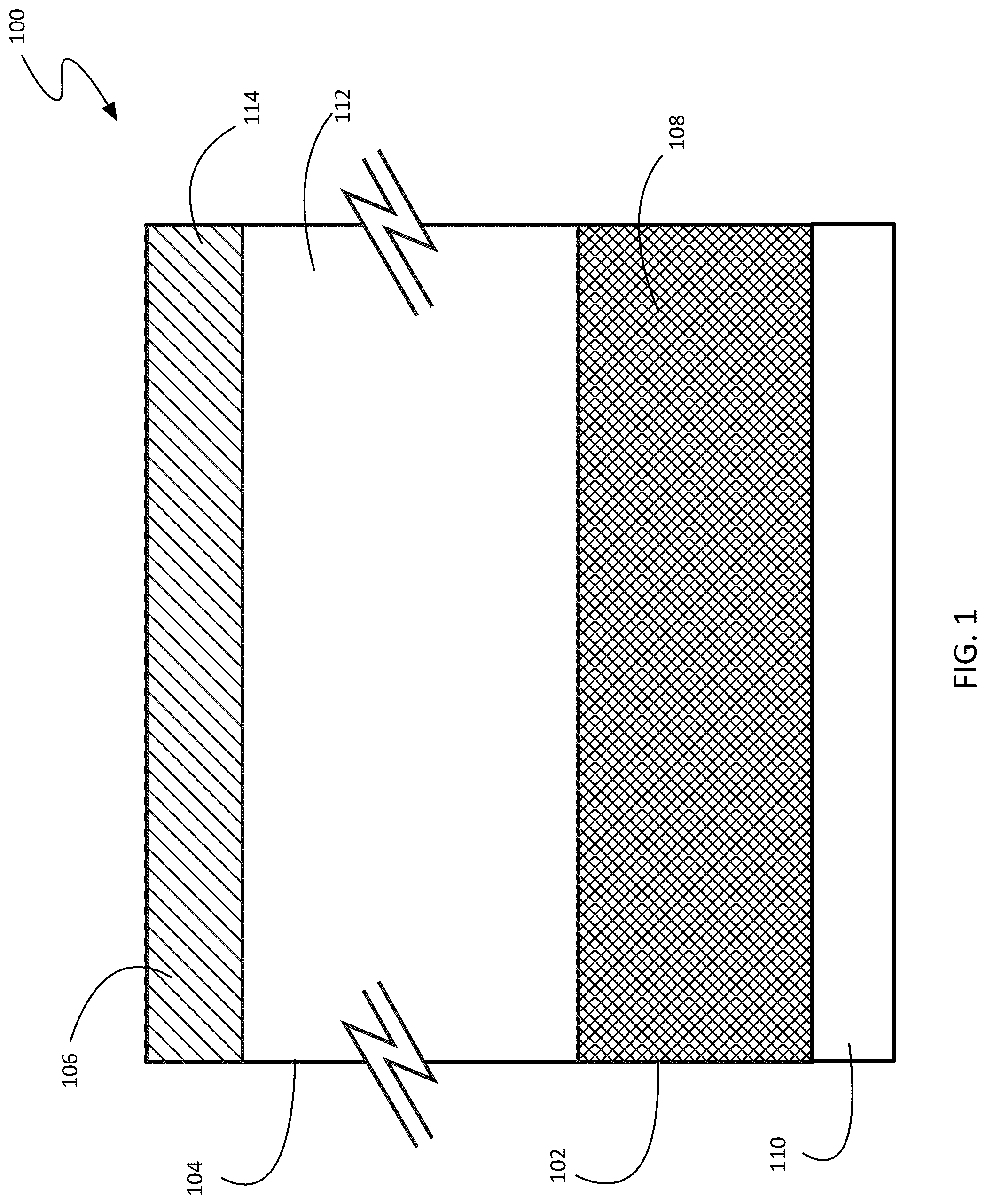 Patent US12306371 — Layered thermochromic device for enhanced infrared emission, and method for making the same — Figure 1