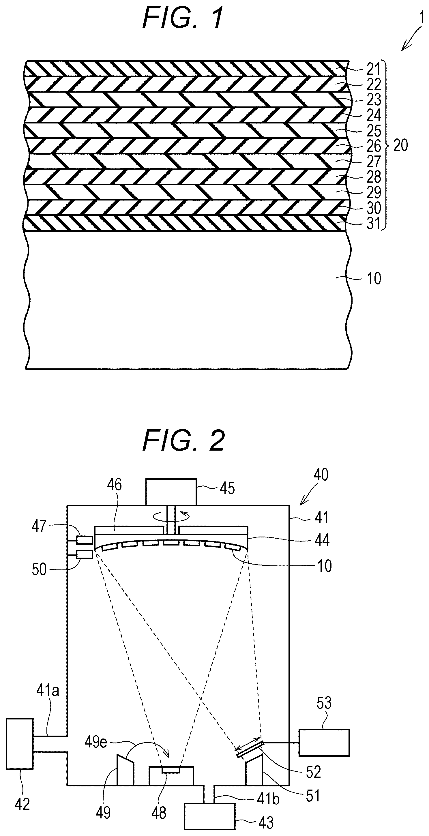 Patent US12306377 — Method for manufacturing optical lens provided with anti-reflection film — Figure 1