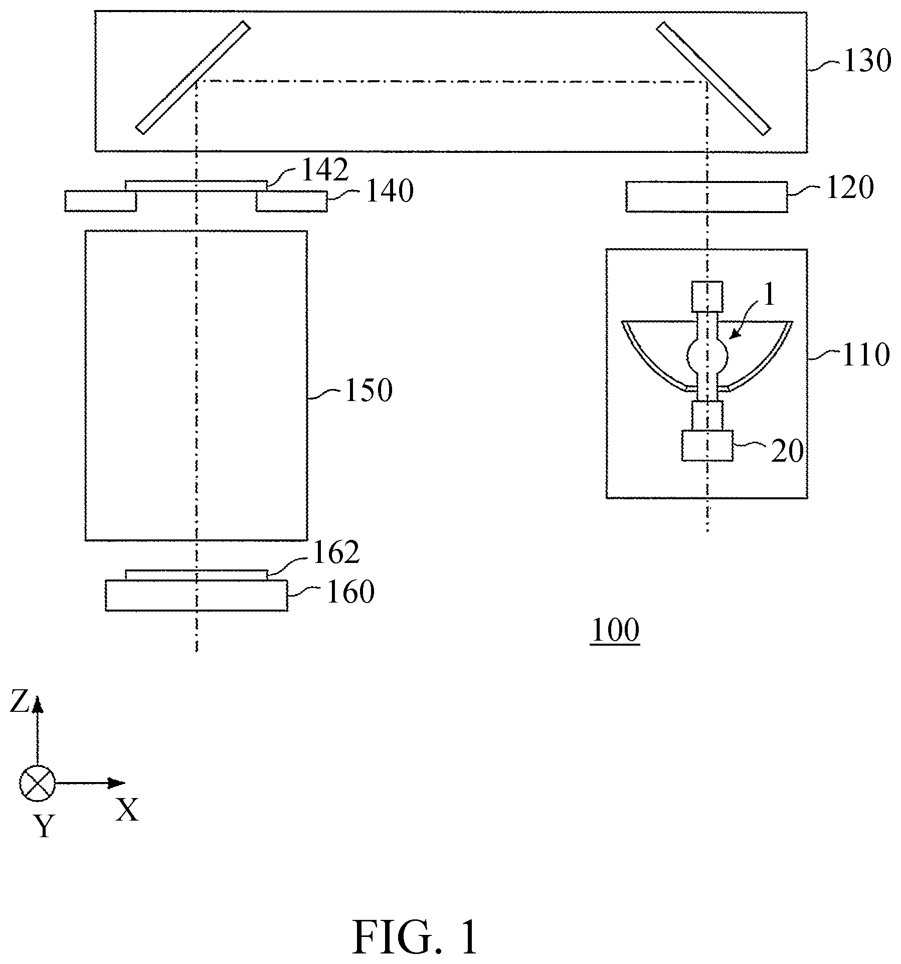 Patent US12306387 — Light source apparatus, lithography apparatus, and article manufacturing — Figure 1
