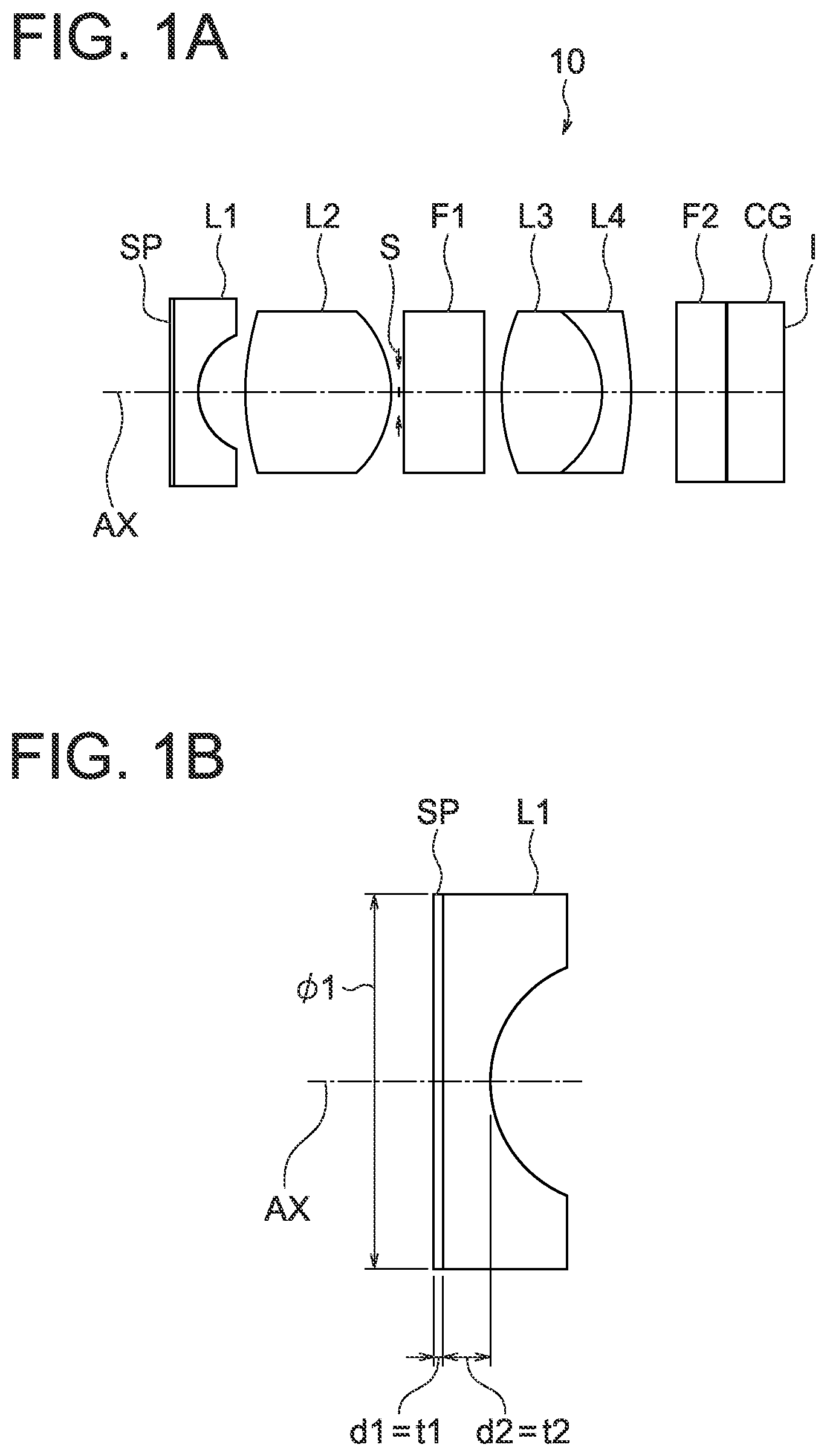 Patent US12306394 — Objective optical system, method of manufacturing objective optical system image pickup apparatus, and endoscope — Figure 1