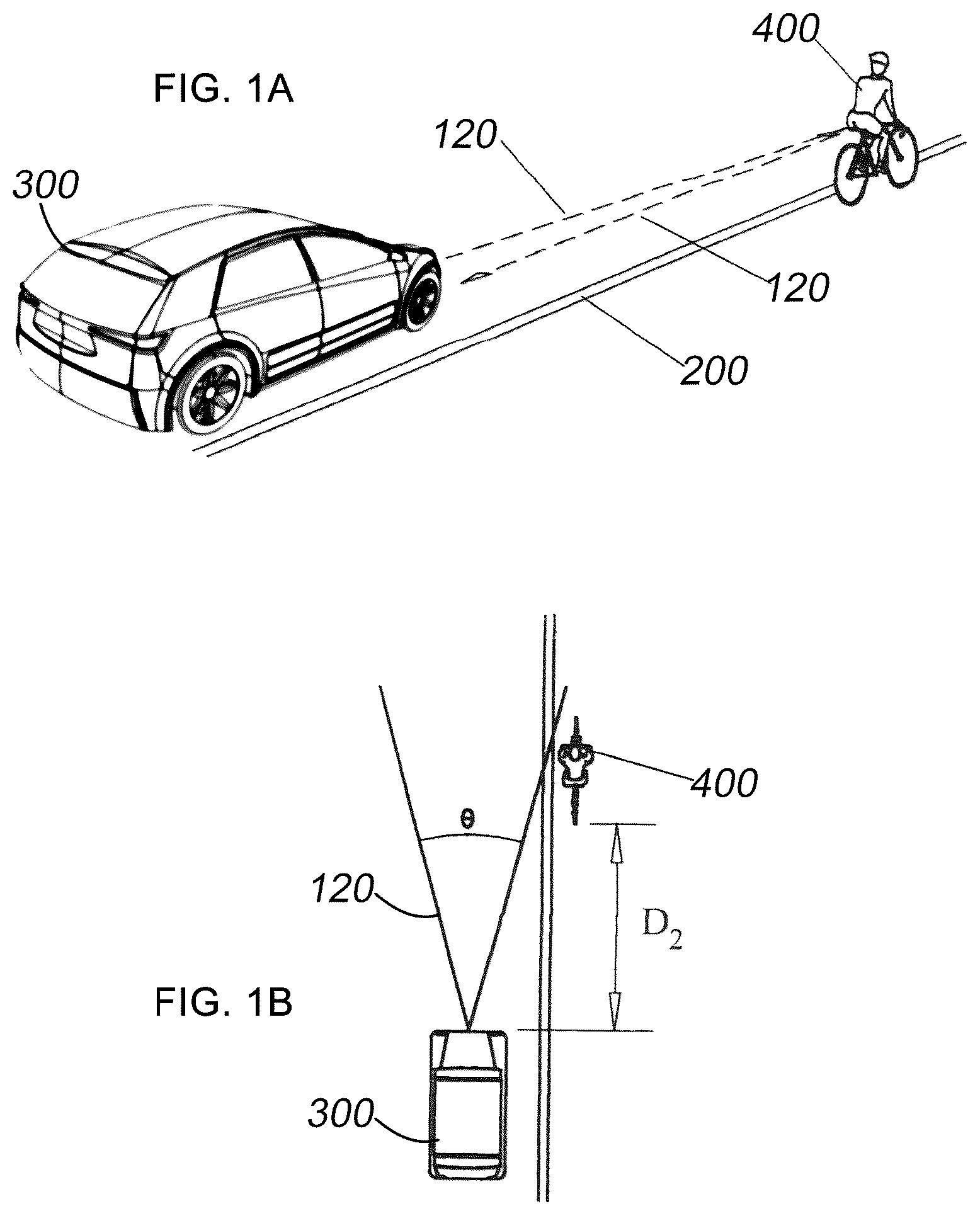 Patent US12306423 — Sensor activated anti-collision device — Figure 1