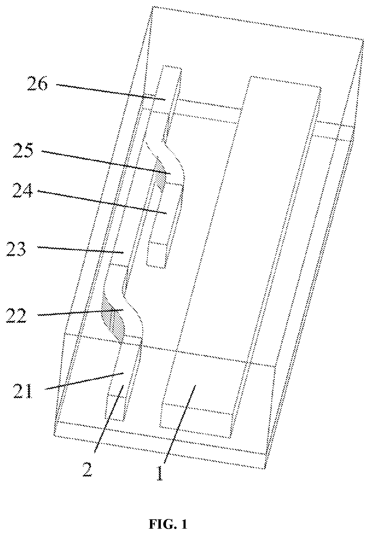 Patent US12306439 — Optical waveguide multi-cascaded coupling mode division multiplexer — Figure 1