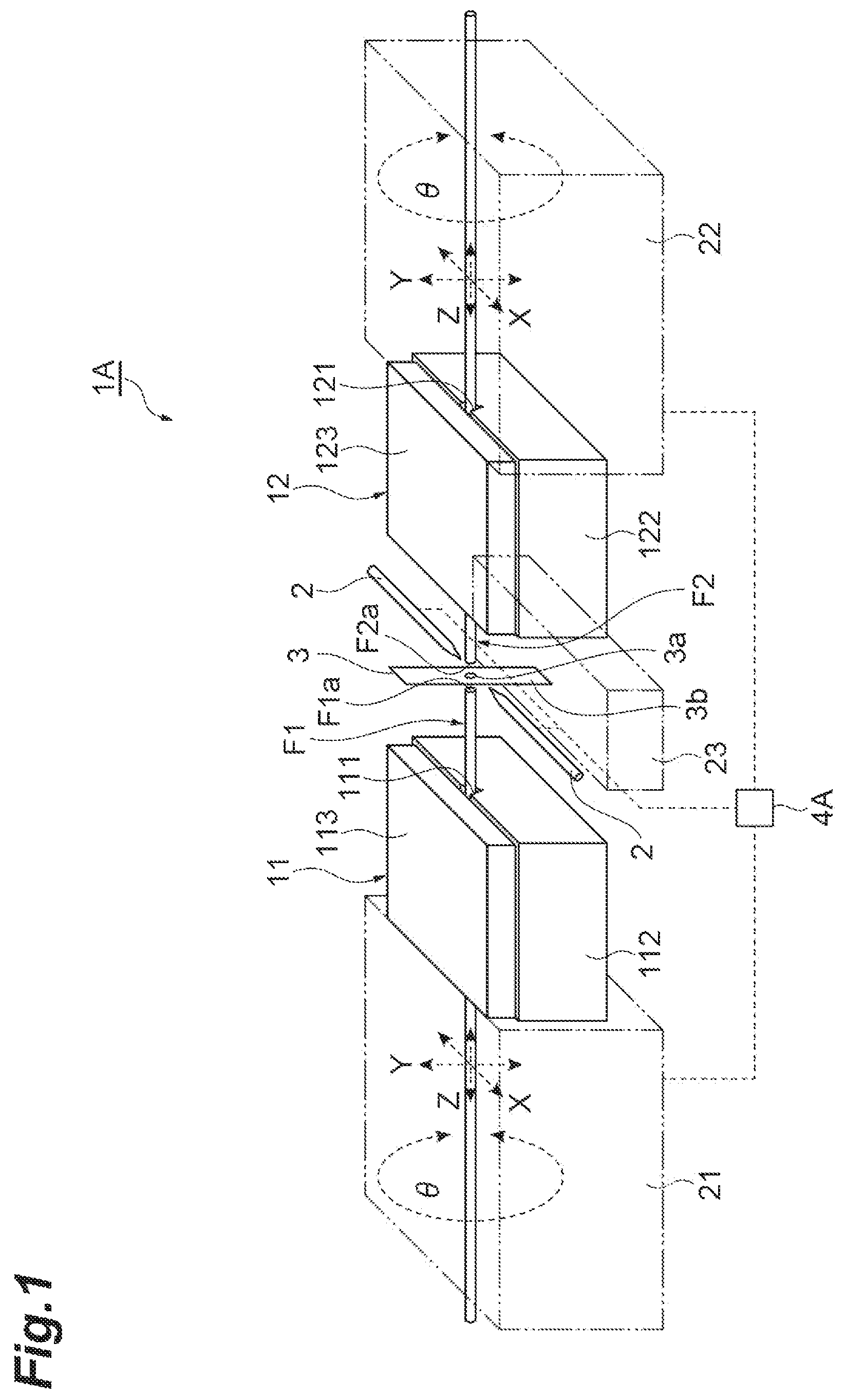 Patent US12306441 — Fusion splicer and fusion splicing method — Figure 1