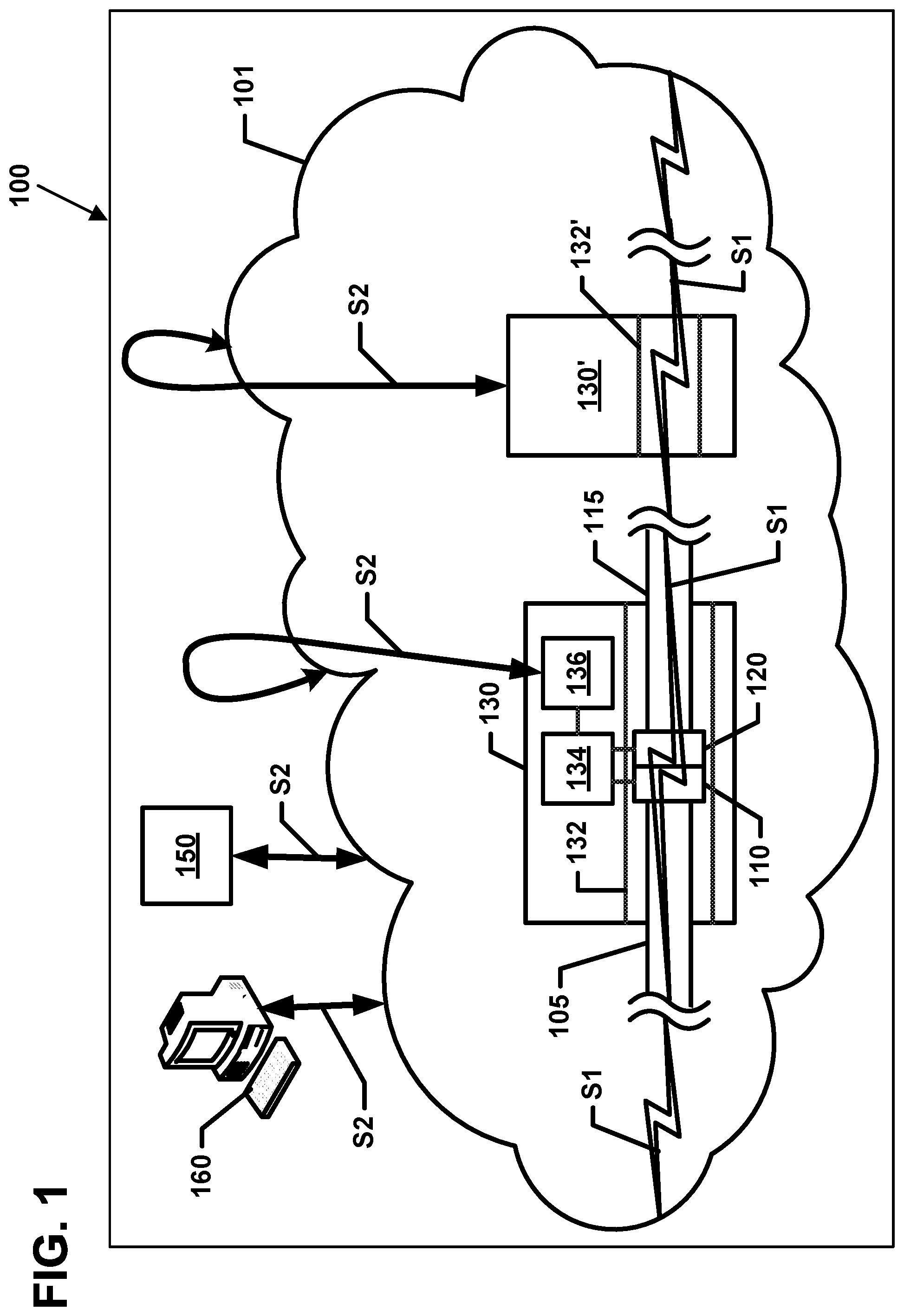 Patent US12306444 — Managed fiber connectivity systems — Figure 1