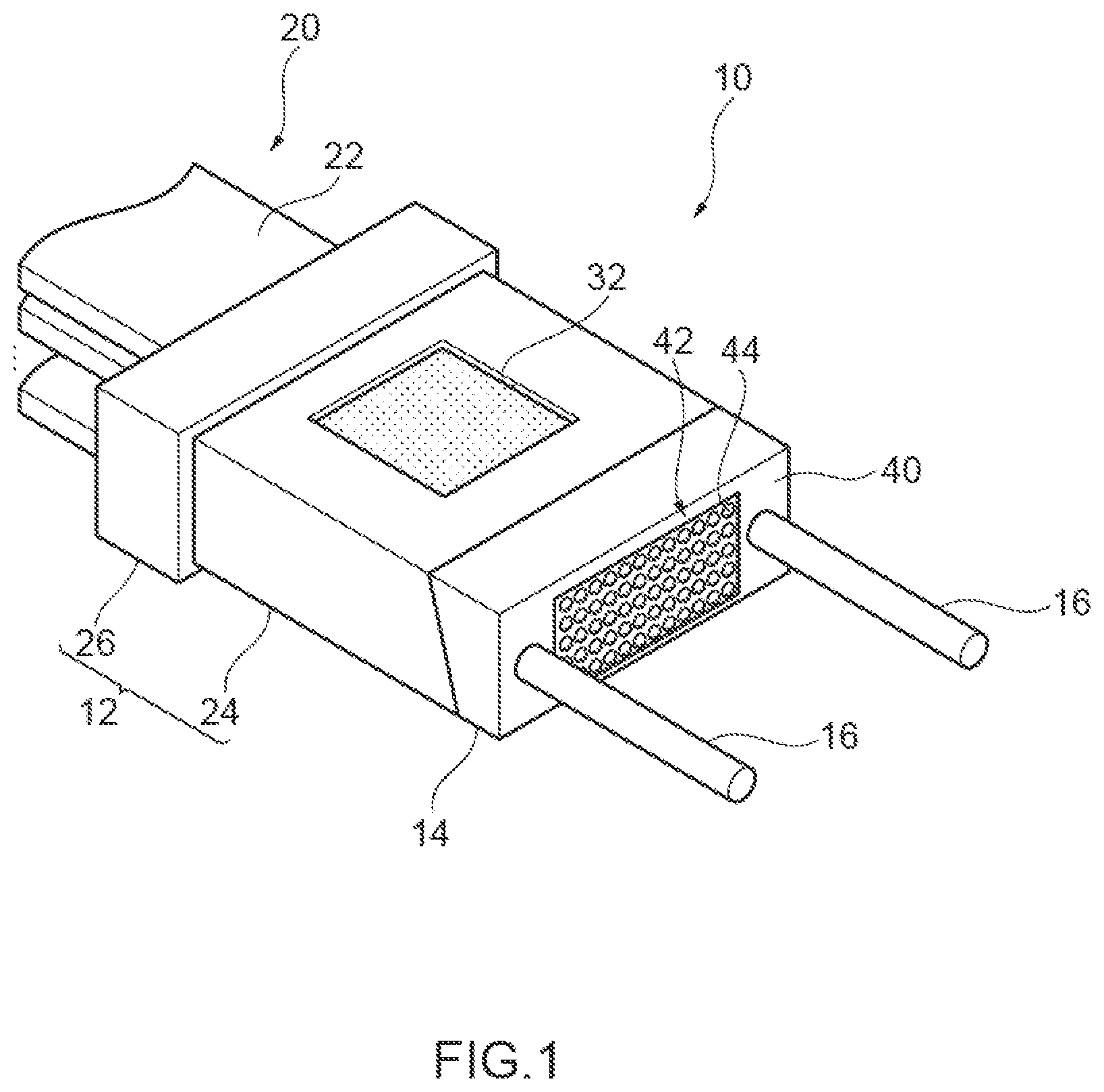 Patent US12306445 — Optical connector and optical connector connection structure — Figure 1