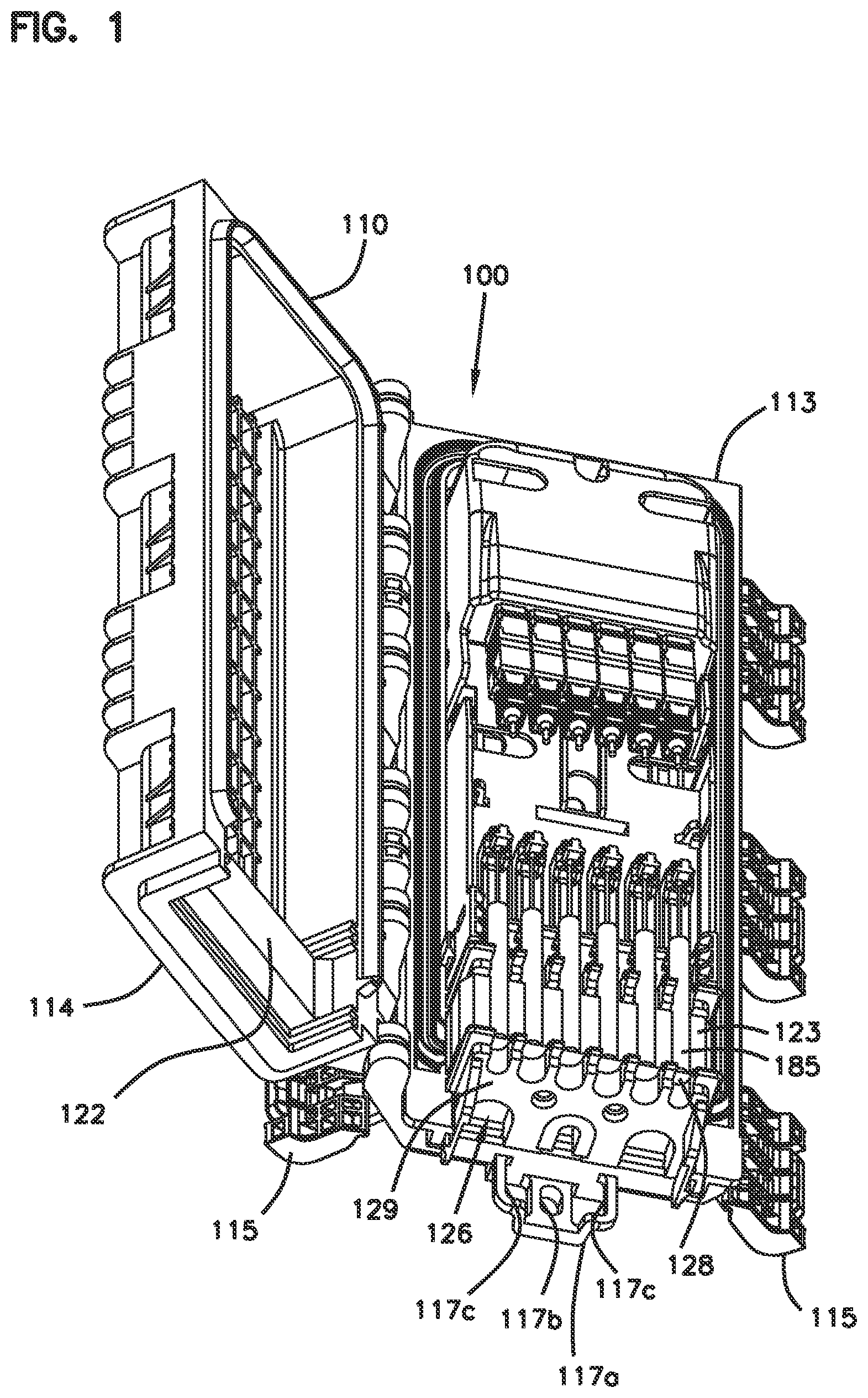 Patent US12306449 — Cable sealant arrangement with port size reducer — Figure 1