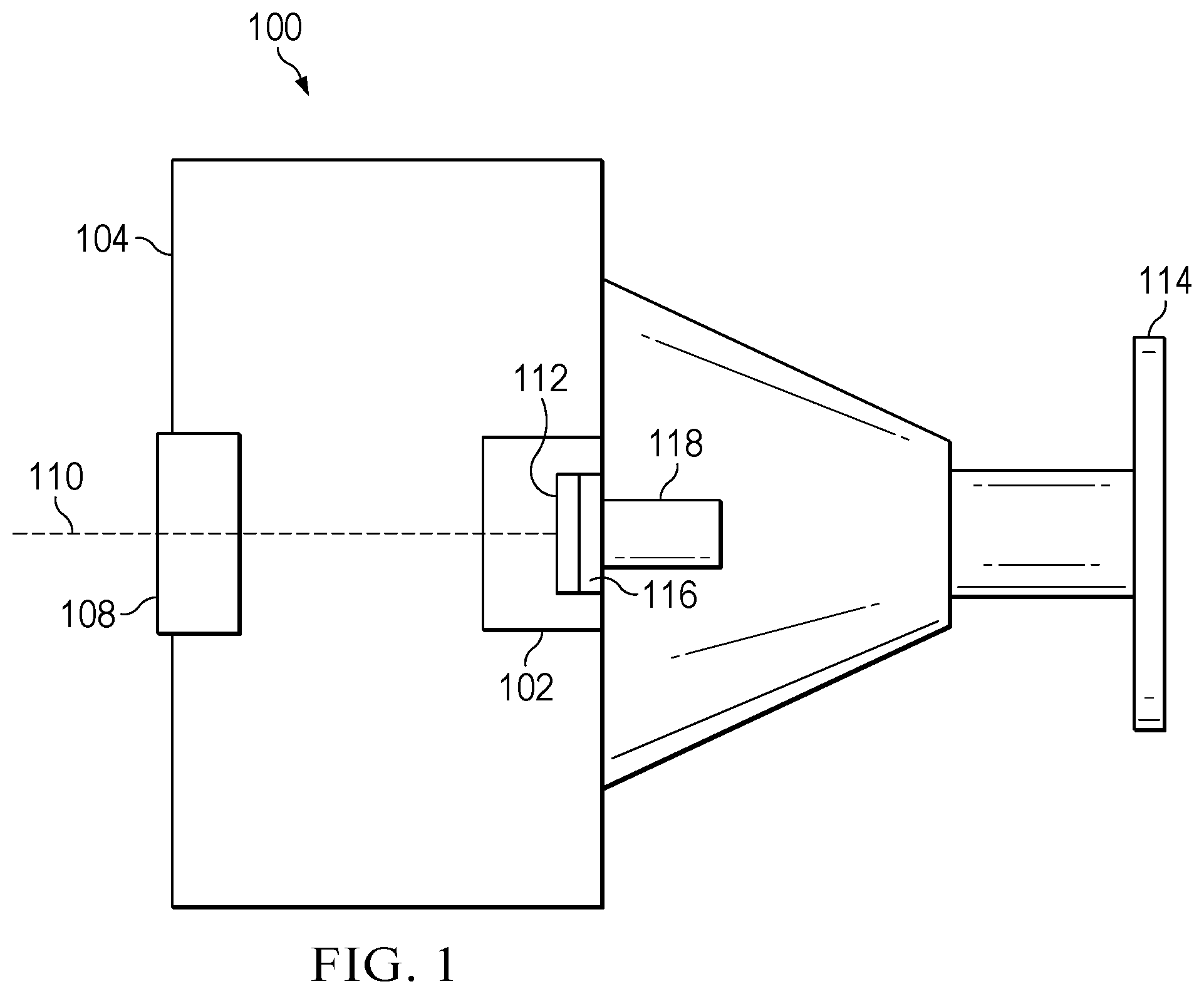 Patent US12306455 — Multiaxial thermal dissipation and structurally-compliant device — Figure 1