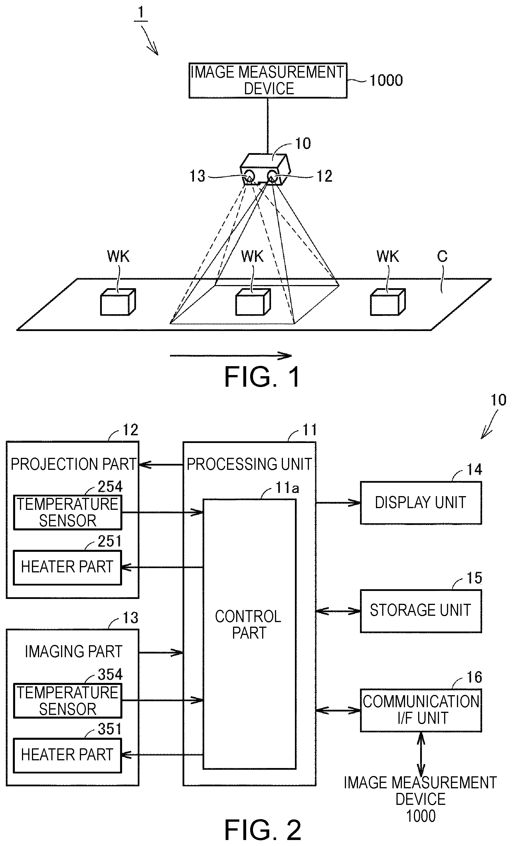 Patent US12306456 — Optical assembly for three-dimensional measurement device and three-dimensional measurement device equipped with same — Figure 1