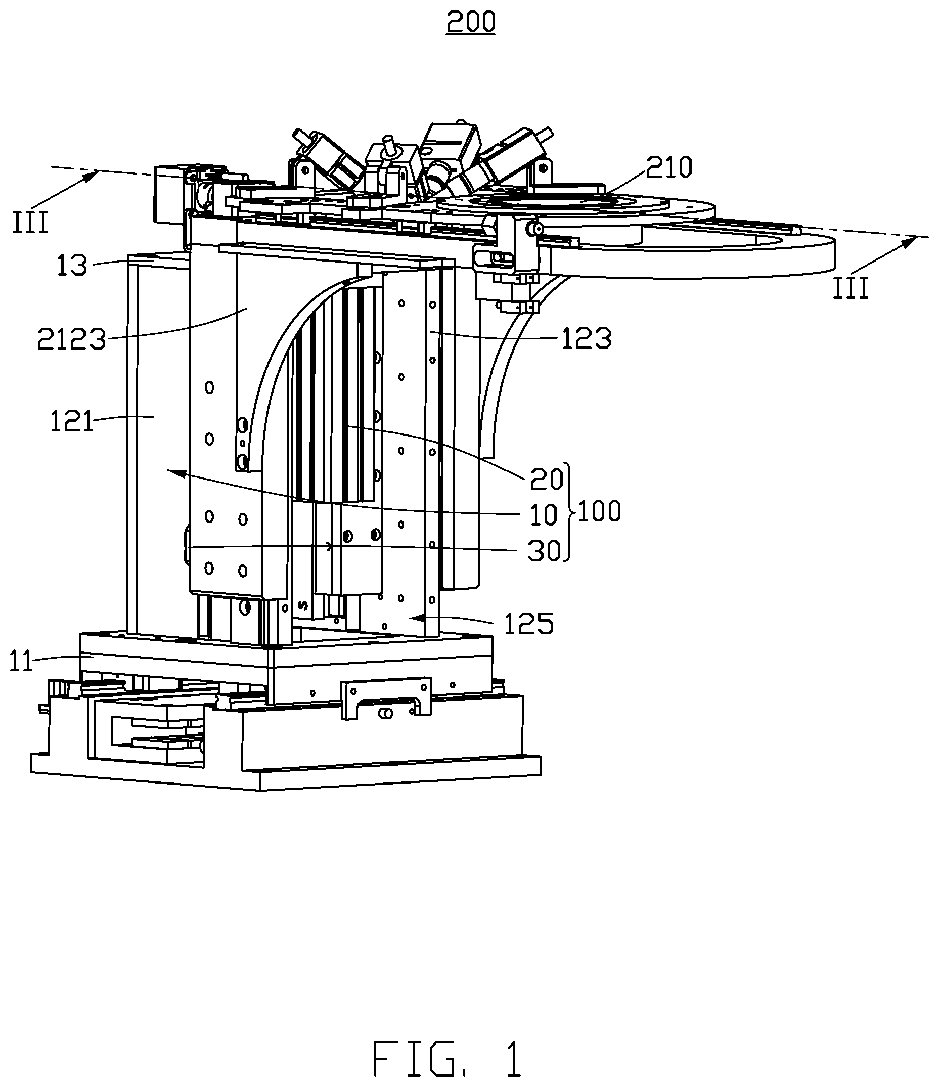 Patent US12306461 Figure 1 – Driving module and focusing mechanism including driving module