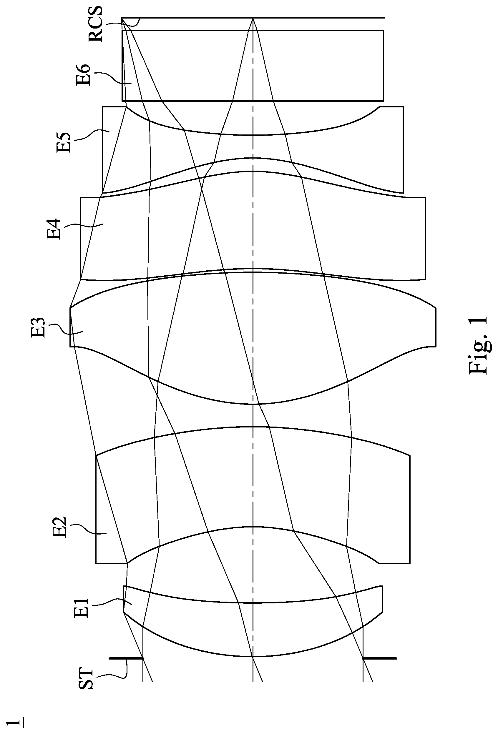 Patent US12306465 — Optical lens assembly and head-mounted device — Figure 1