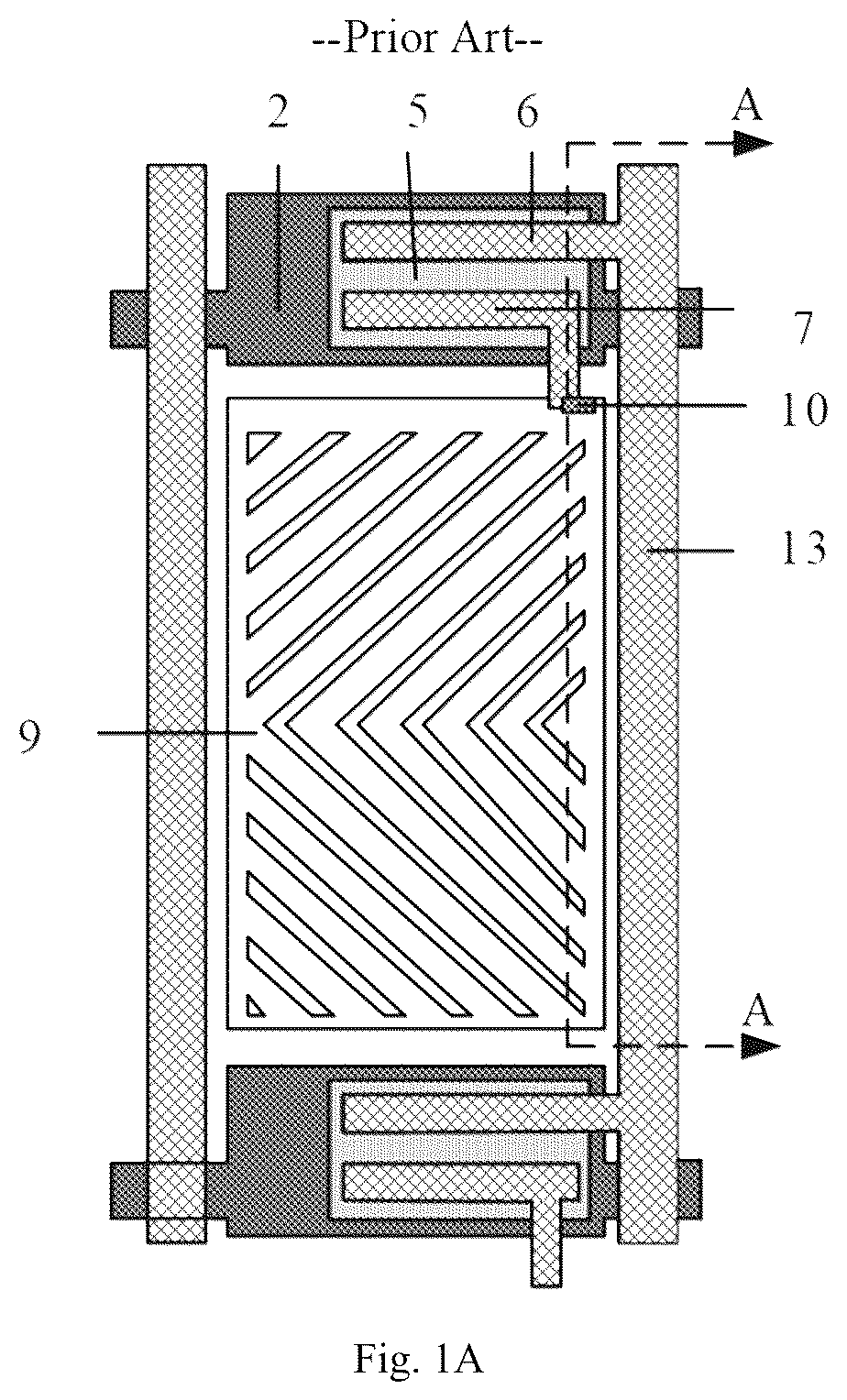 Patent US12306505 — Array substrate comprising first and second auxiliary electrodes, and display device — Figure 1