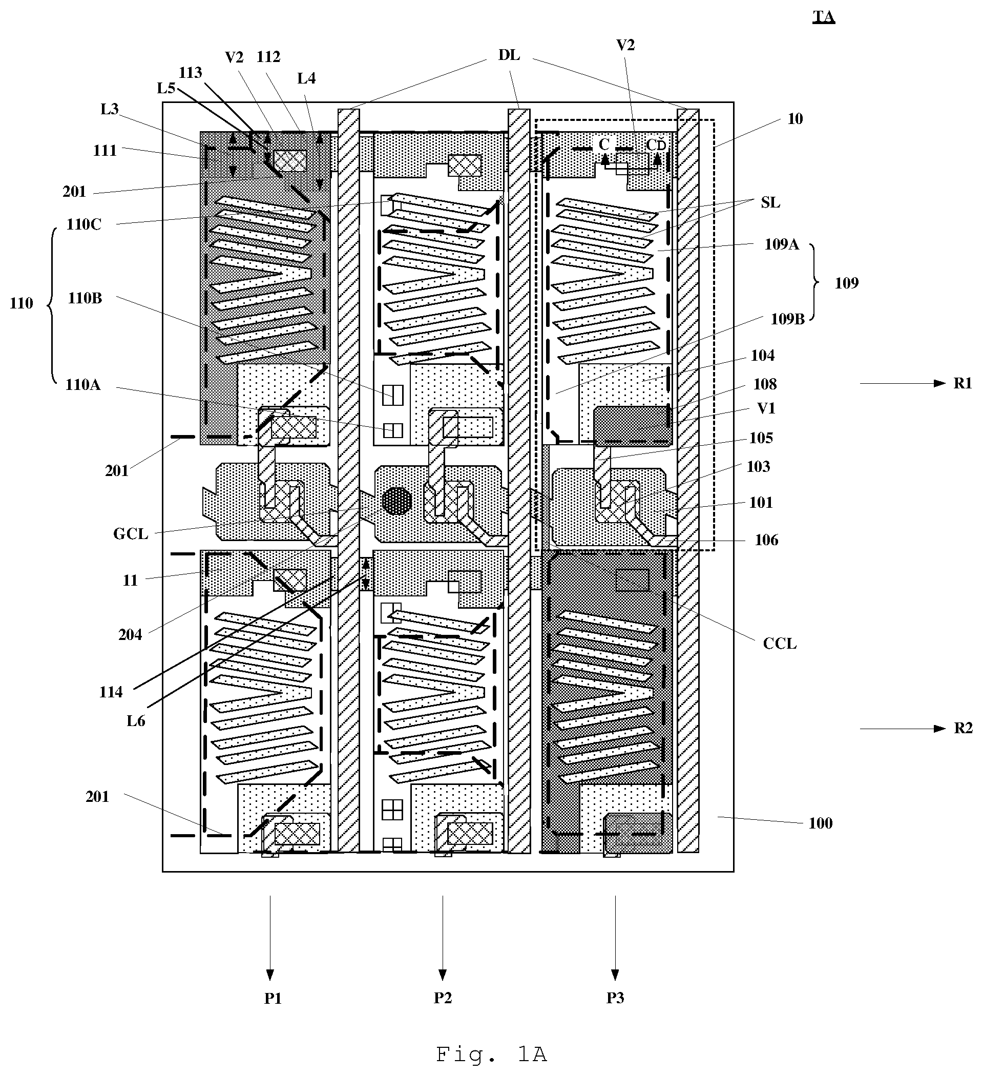 Patent US12306507 — Array substrate and manufacturing method thereof, and display device — Figure 1
