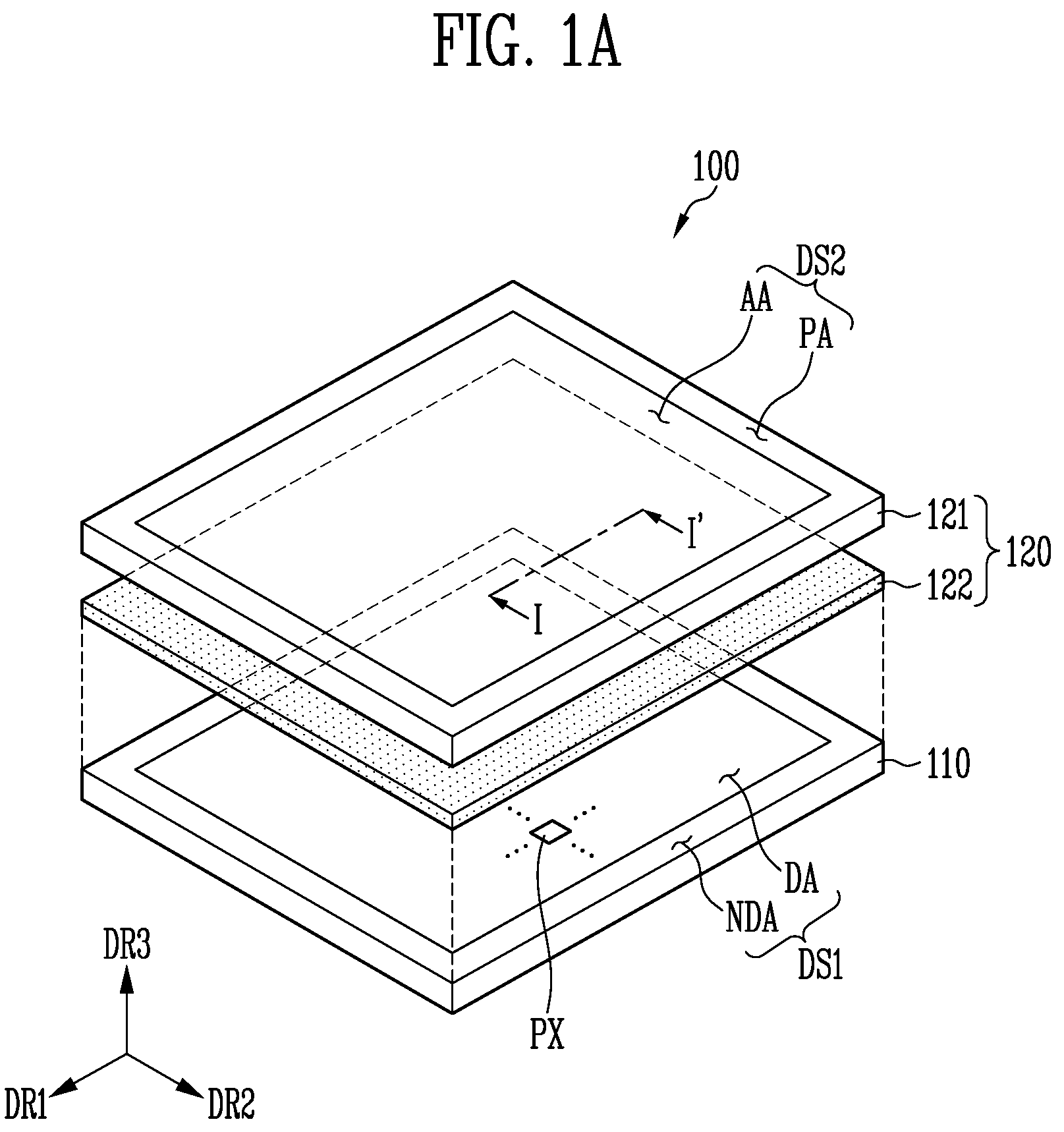 Patent US12306512 — Lens device and display assembly including the same — Figure 1