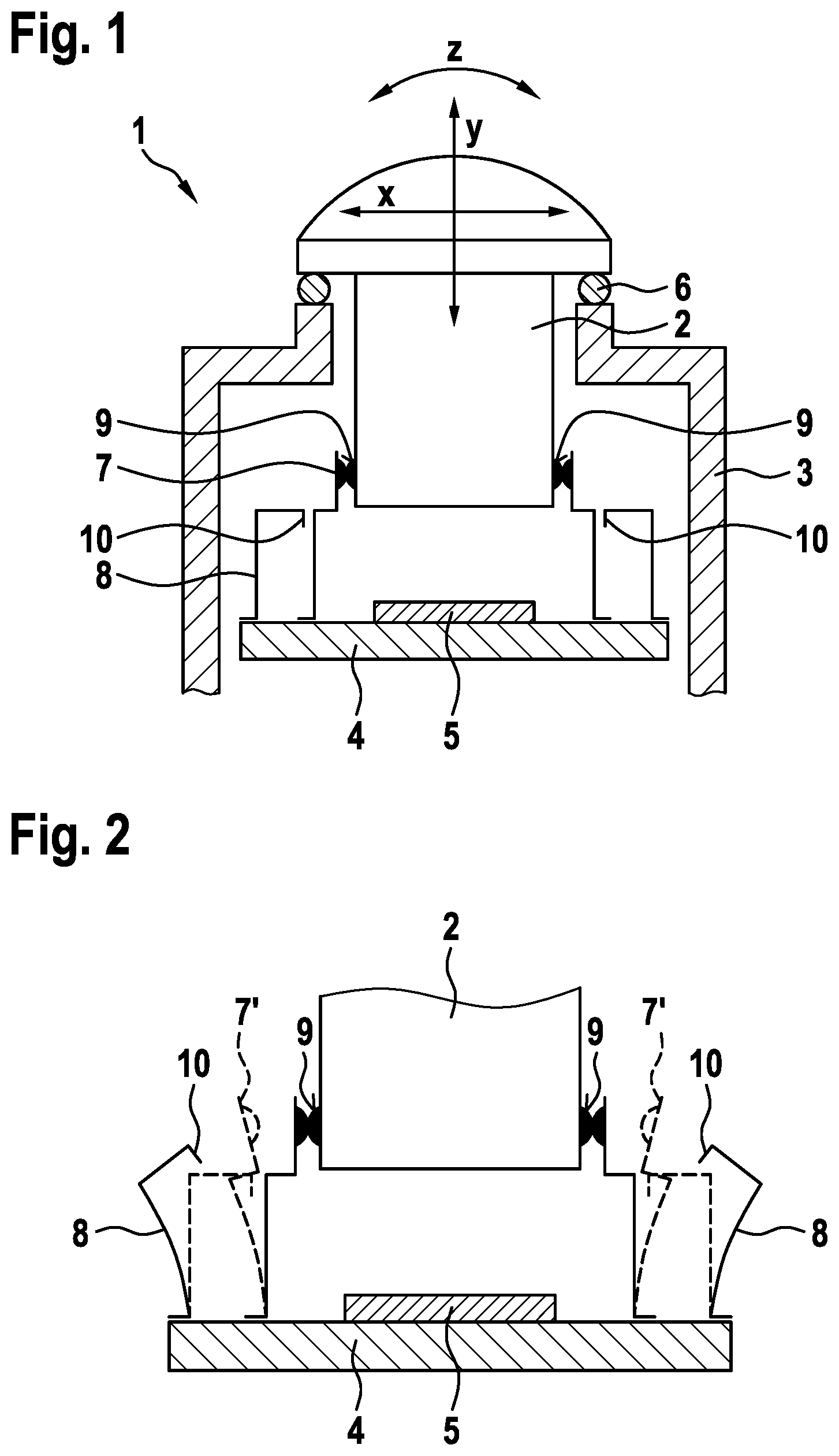 Patent US12306517 — Method for producing a camera module and use of a contact element — Figure 1