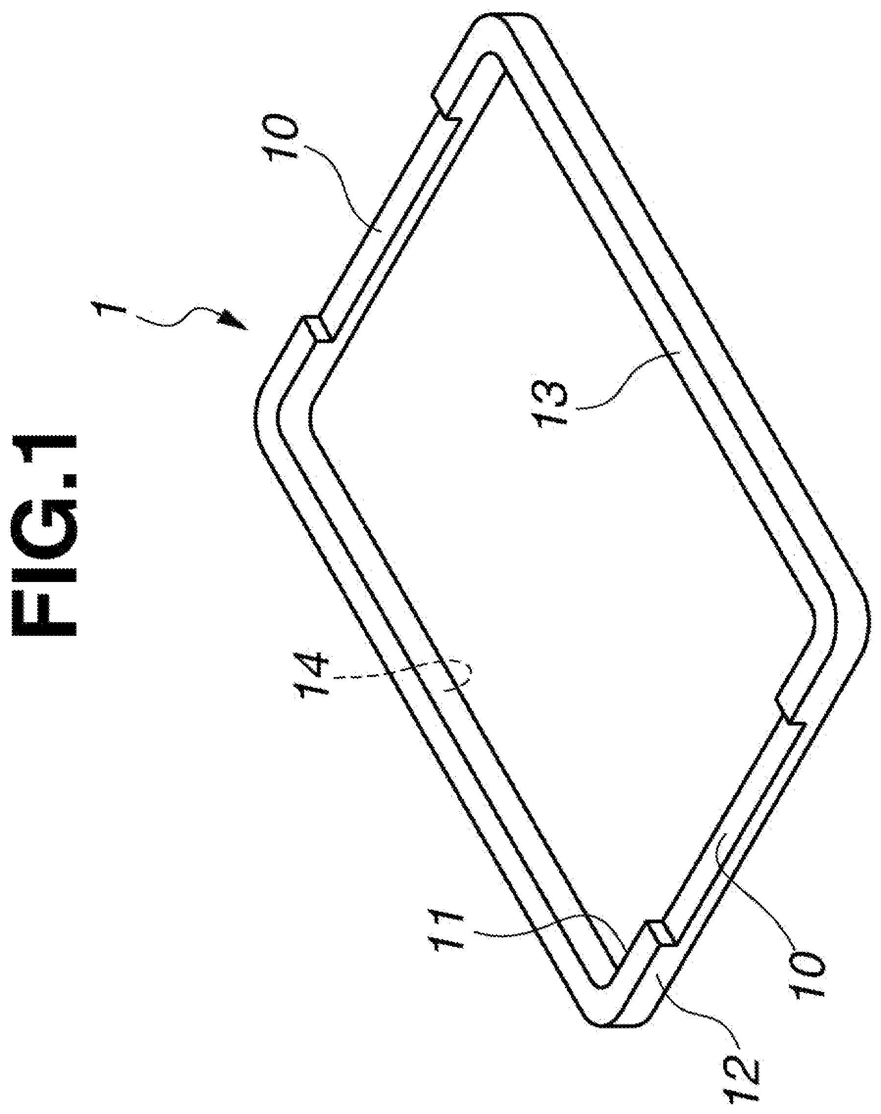 Patent US12306532 — Pellicle frame and pellicle — Figure 1