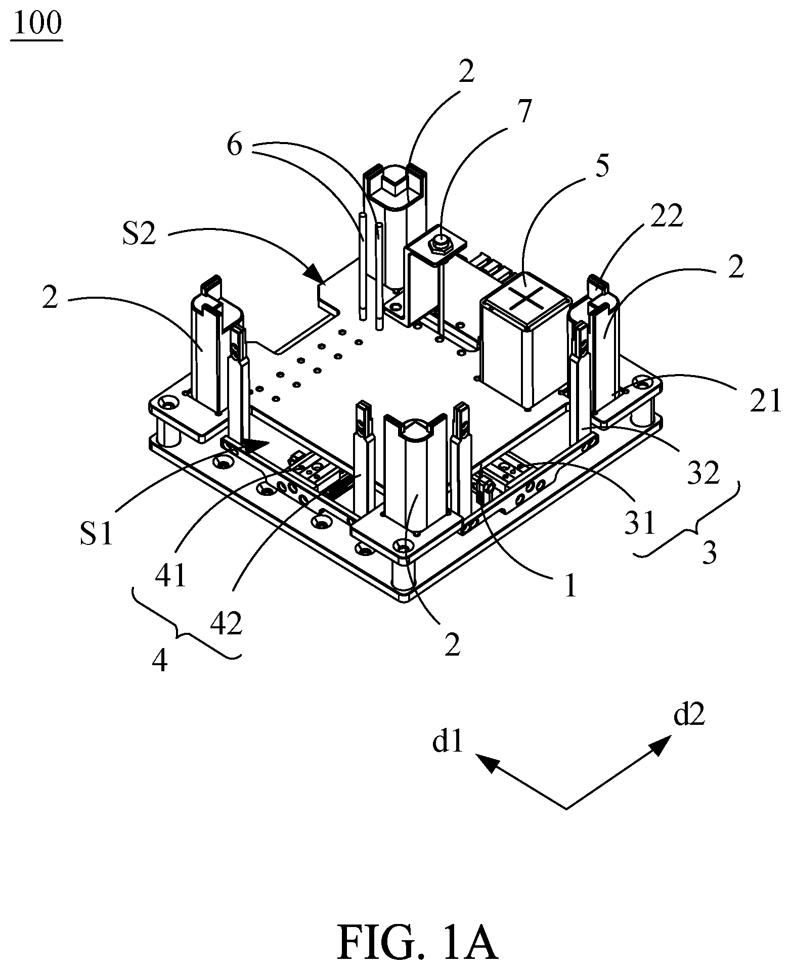 Patent US12306550 — Inner pod holding device conducive to reducing dust contamination and optical inspection apparatus for inner pod — Figure 1