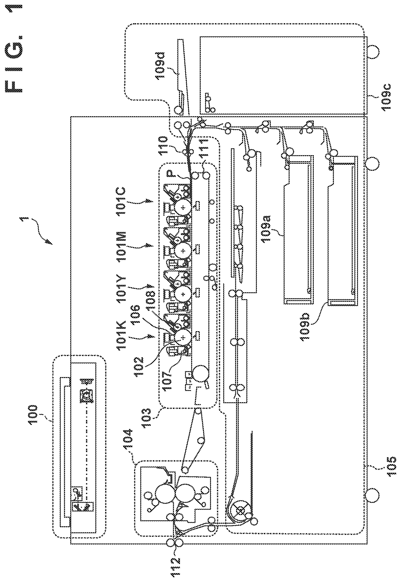 Patent US12306552 — Image forming apparatus for forming image using plurality of exposure heads — Figure 1