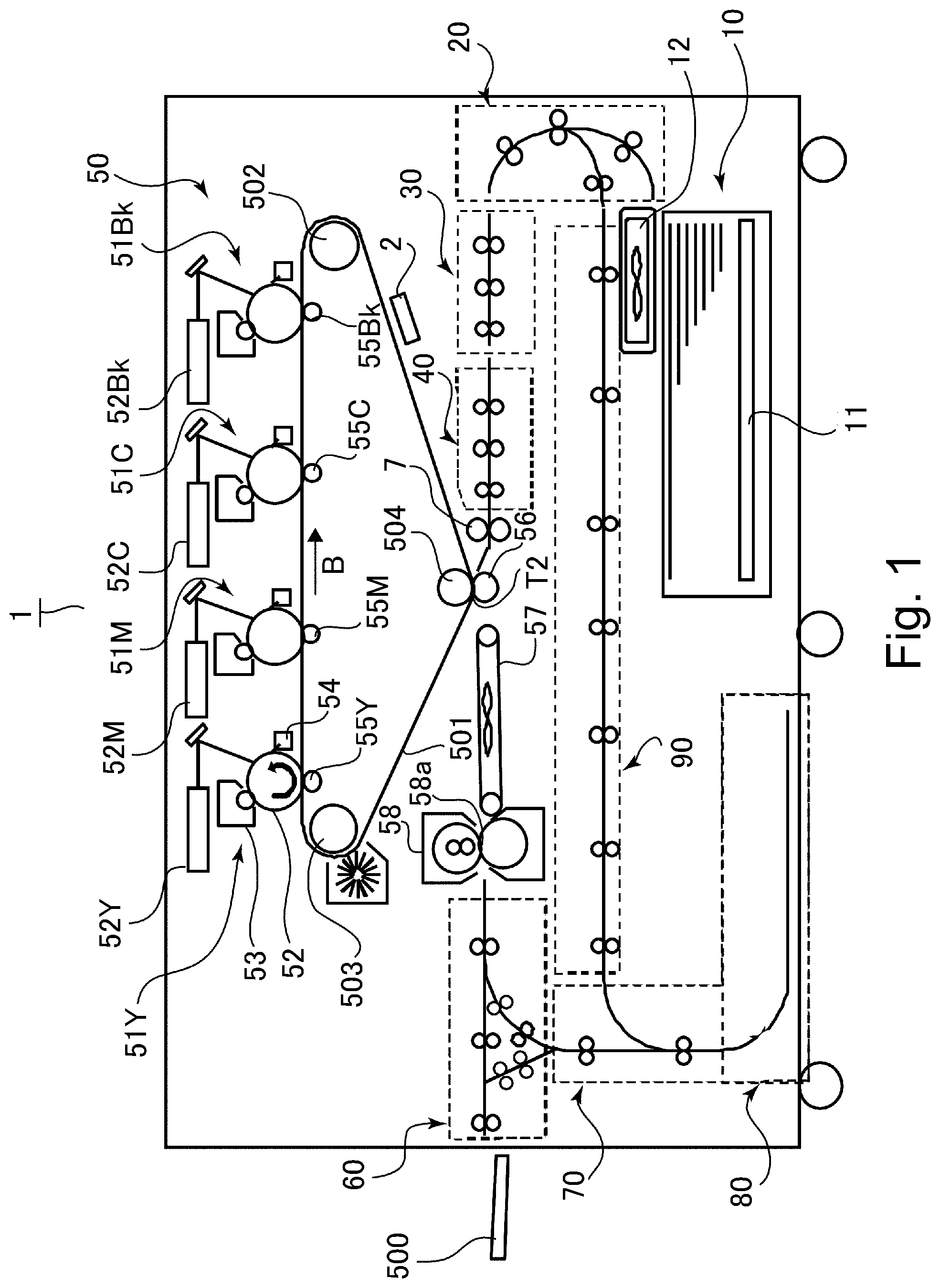 Patent US12306568 Figure 1 – Image forming apparatus