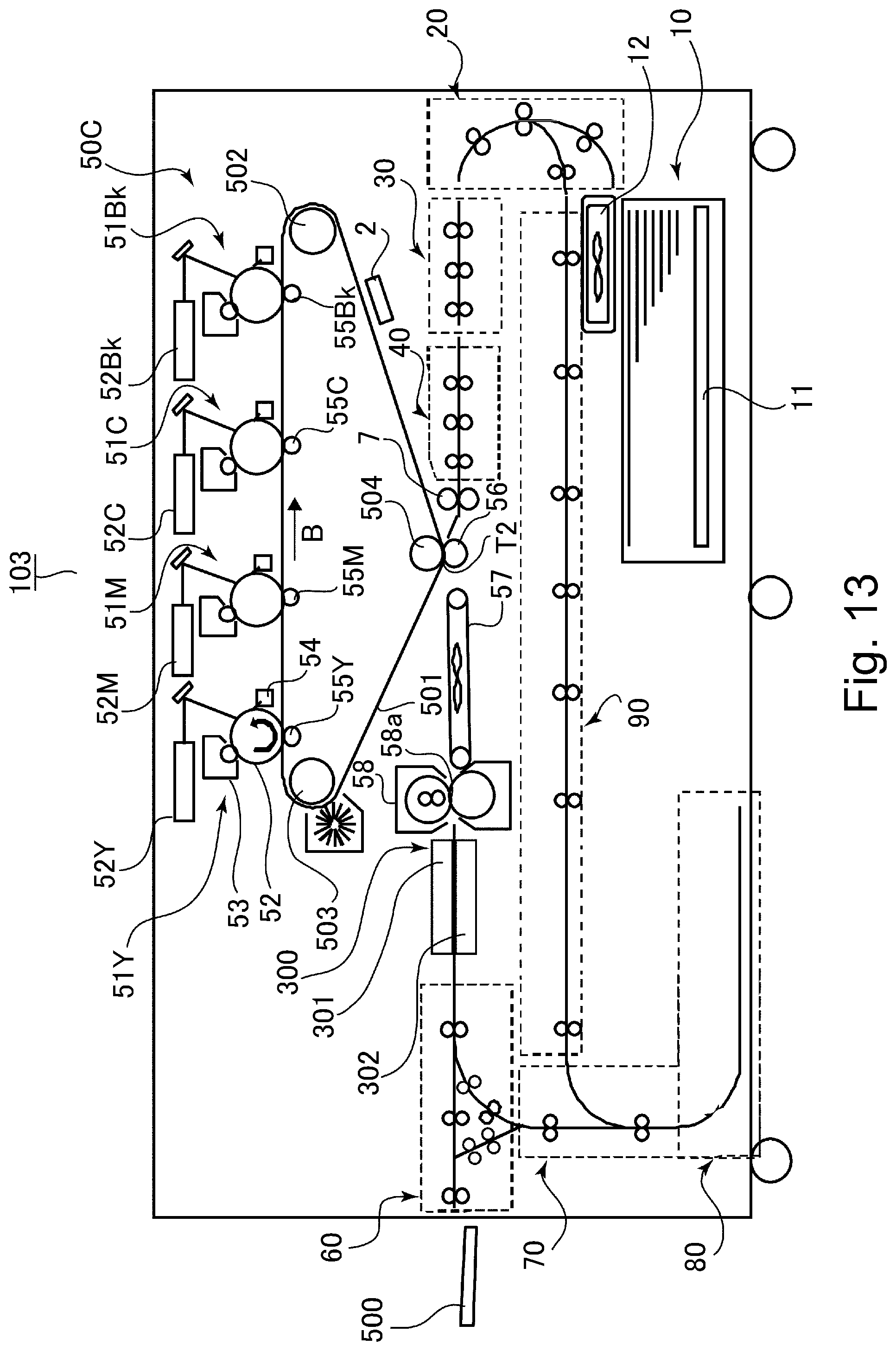 Patent US12306568 Figure 13 – Image forming apparatus