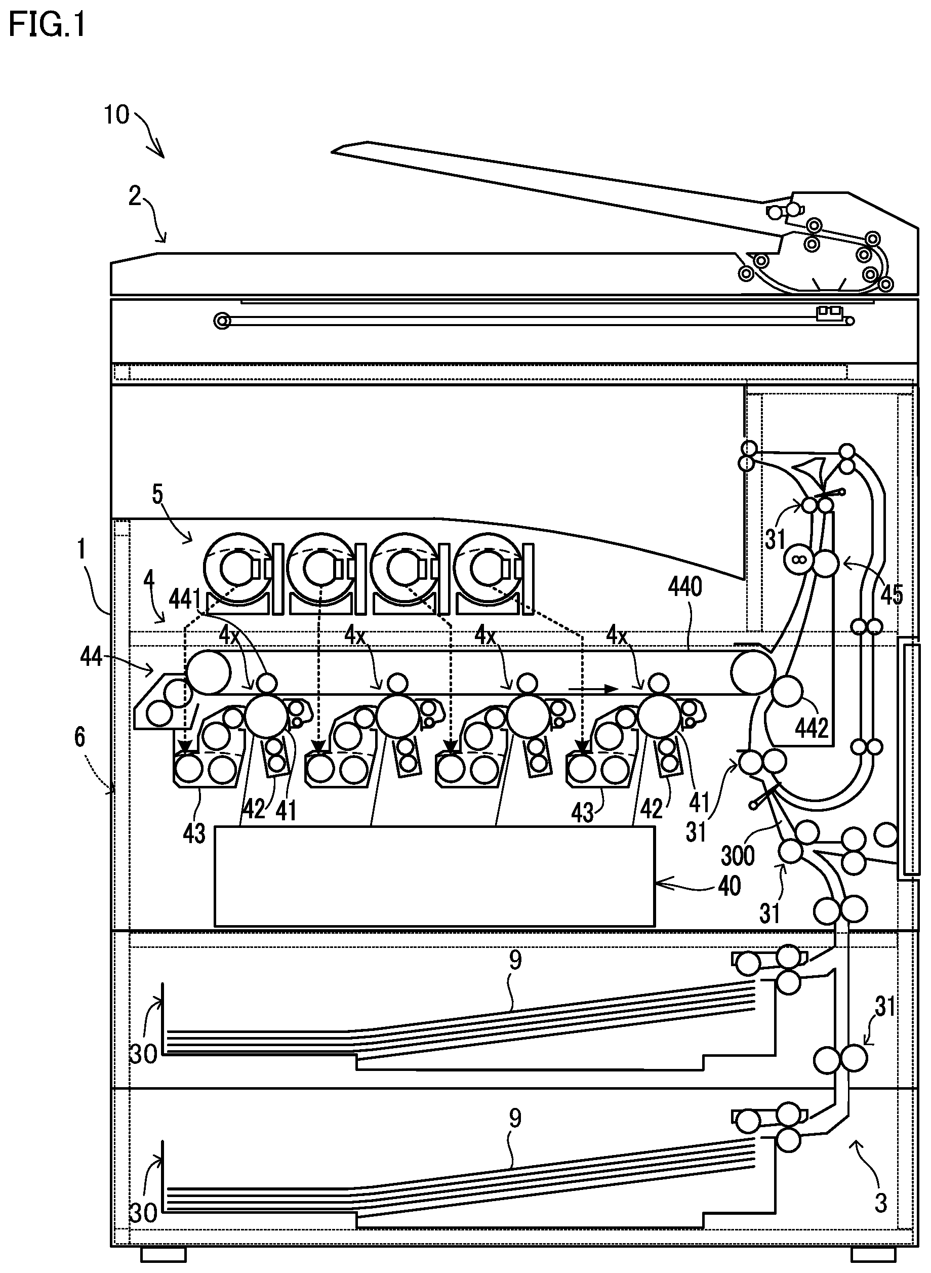 Patent US12306571 — Structure and image forming apparatus — Figure 1