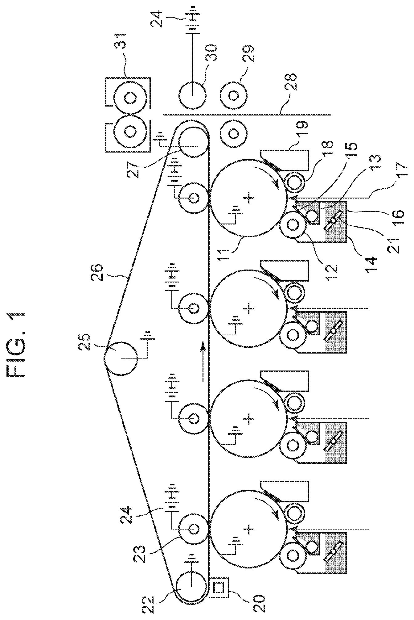 Patent US12306572 — Process cartridge — Figure 1