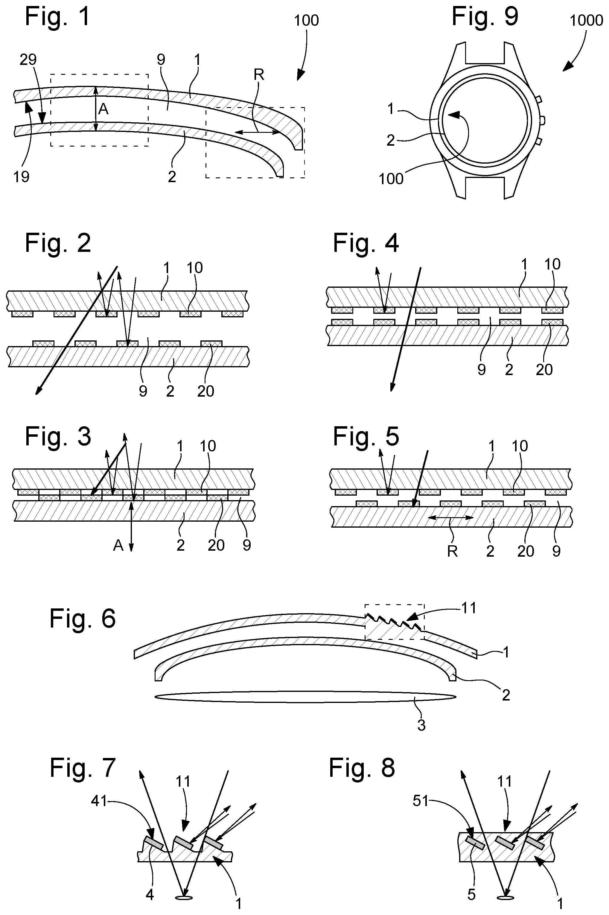 Patent US12306590 Figure 1 – Temperature control for a timepiece