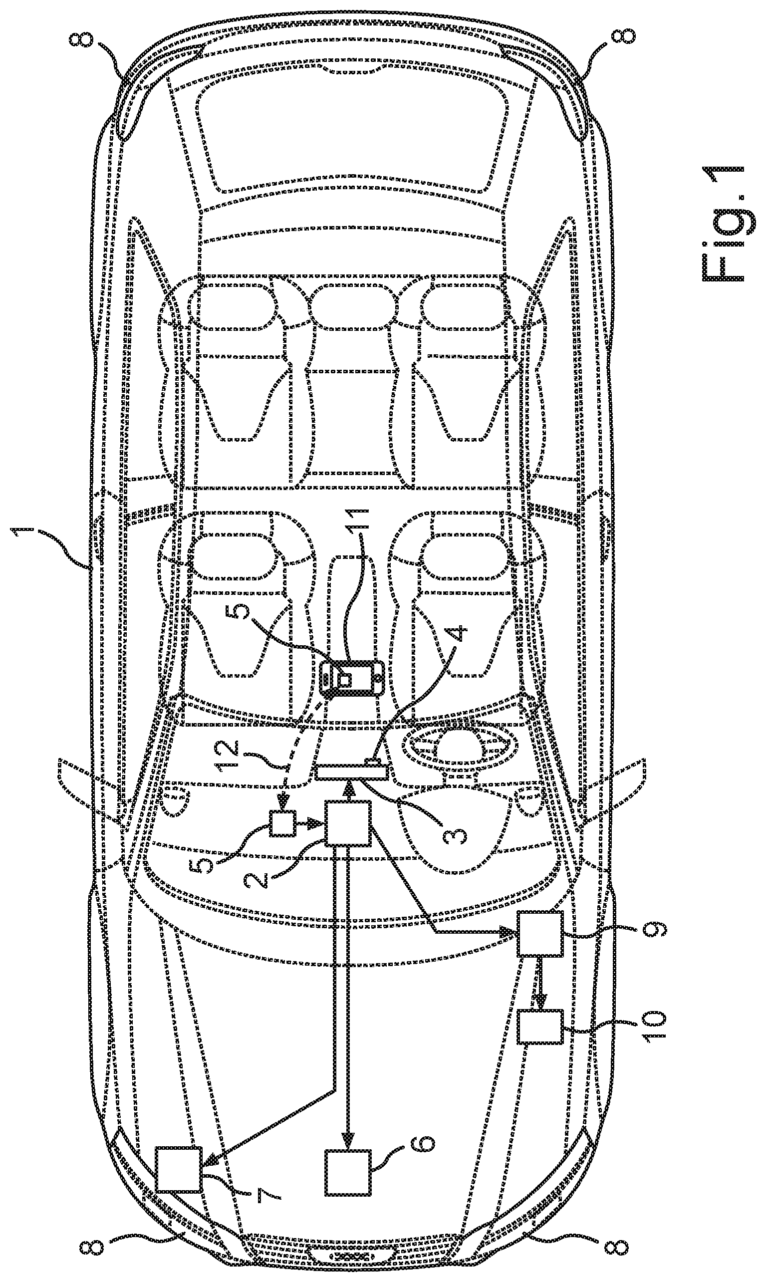 Patent US12306624 — Method for providing an at least partially automatic driving function and/or a personalized function in a motor vehicle — Figure 1