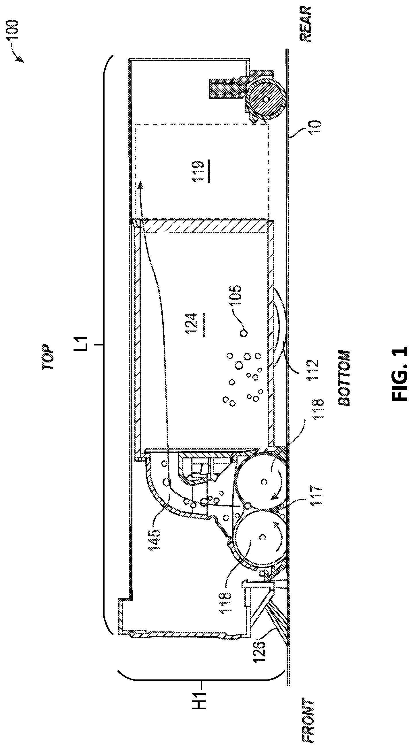 Patent US12306633 Figure 1 – Systems and methods for dock placement for an autonomous mobile robot
