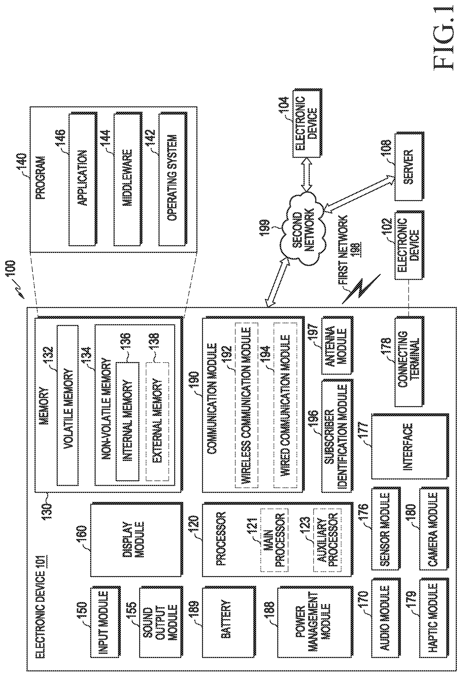 Patent US12306668 — Wearable electronic device including adjusting part — Figure 1