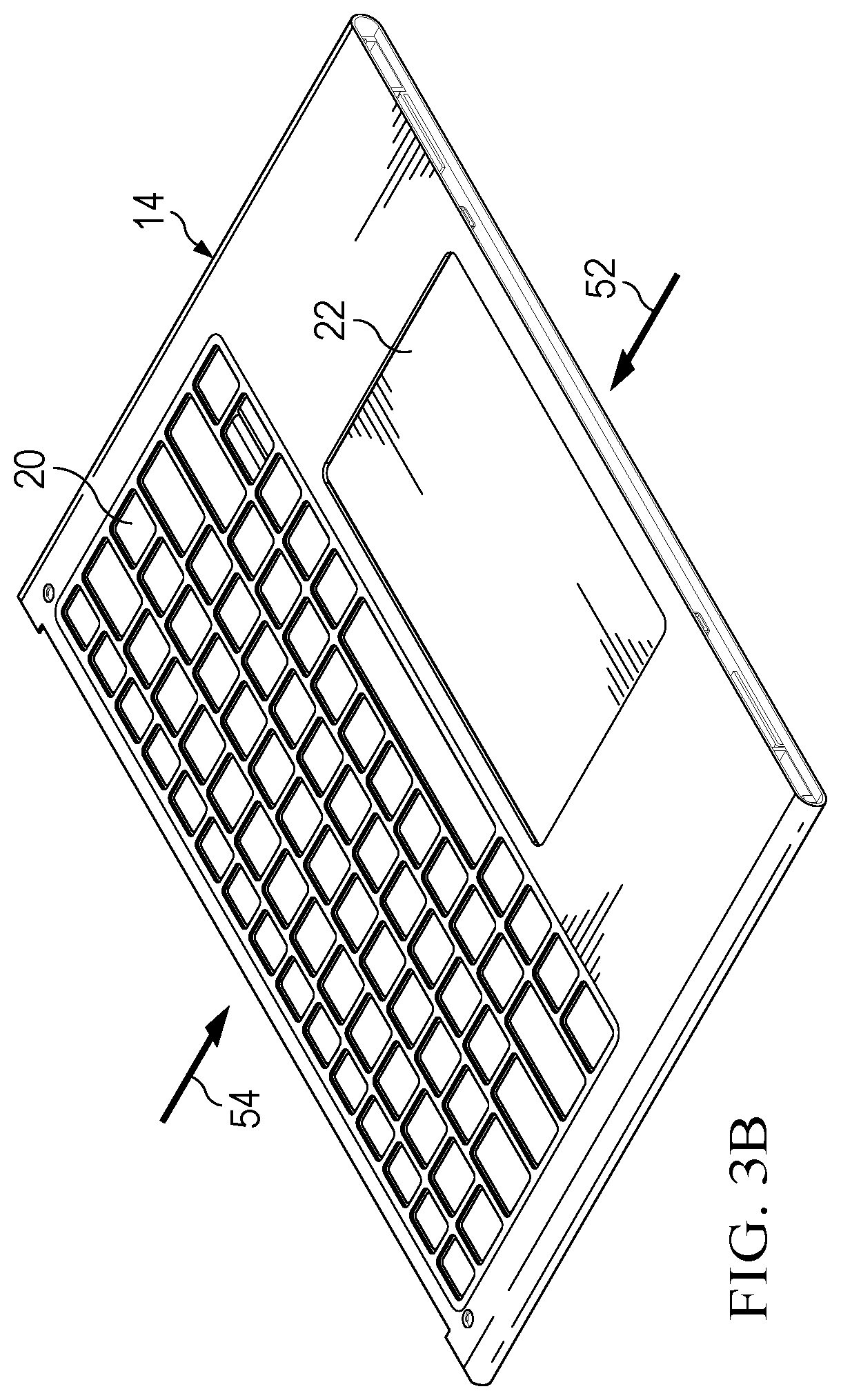 Patent US12306676 Figure 4 – Information handling system keyboard with rapid assembly and disassembly to aid recycling