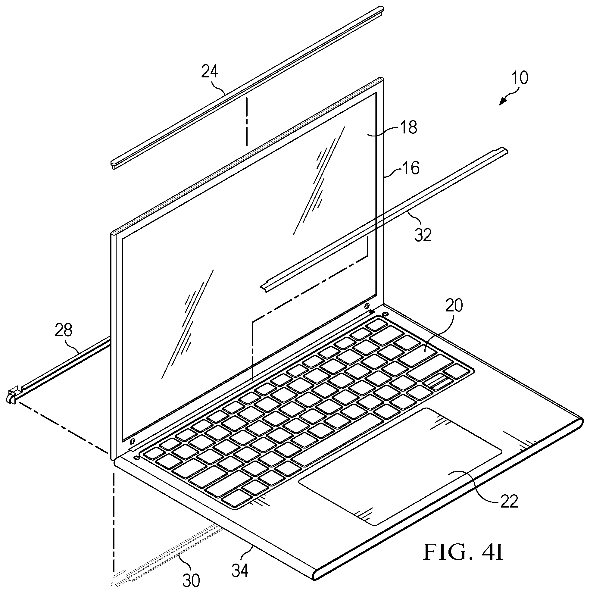 Patent US12306677 Figure 20 – Information handling system with rapid assembly and disassembly to aid recycling