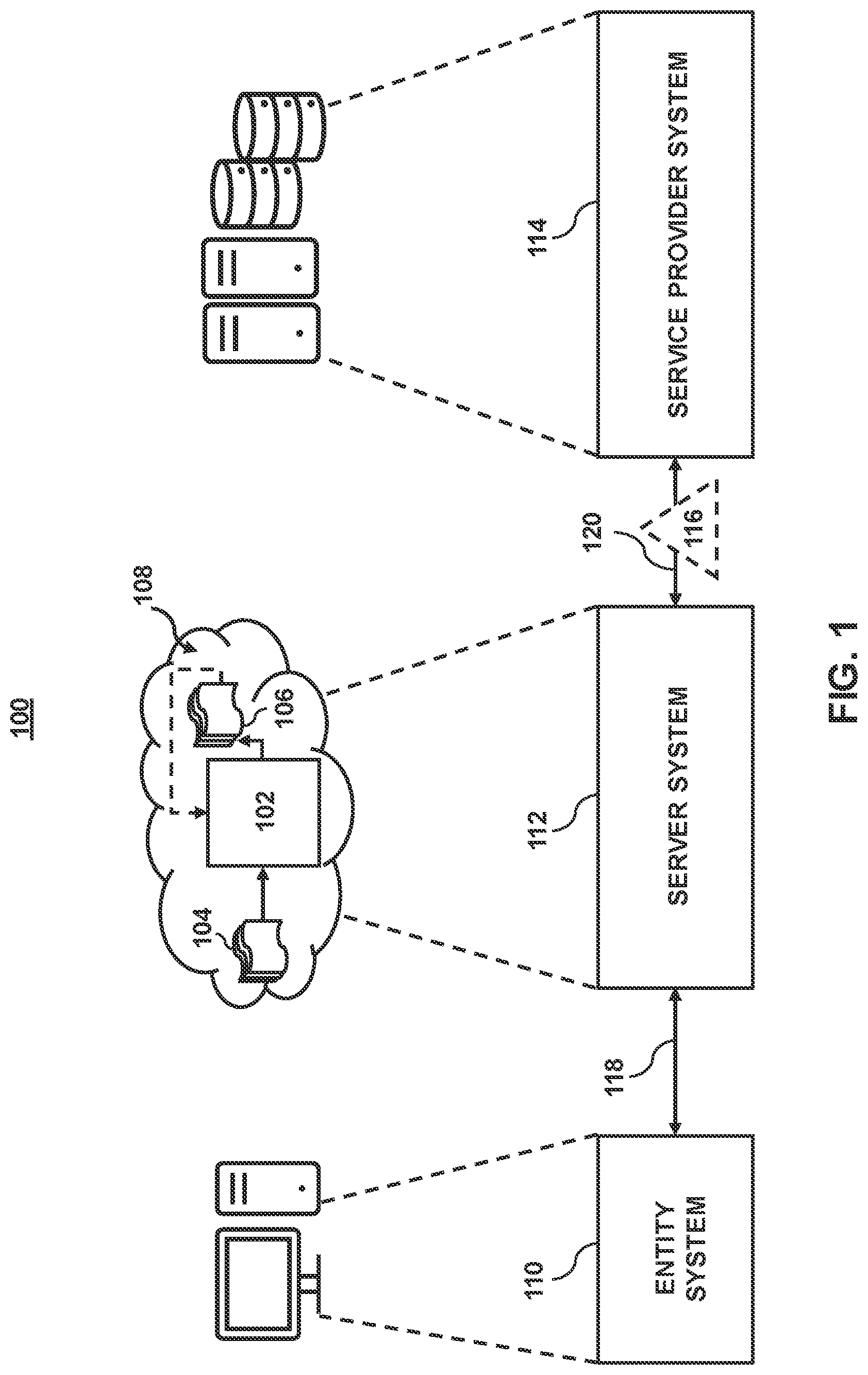 Patent US12306727 — Systems and methods for provisioning and decoupled maintenance of cloud-based database systems — Figure 1