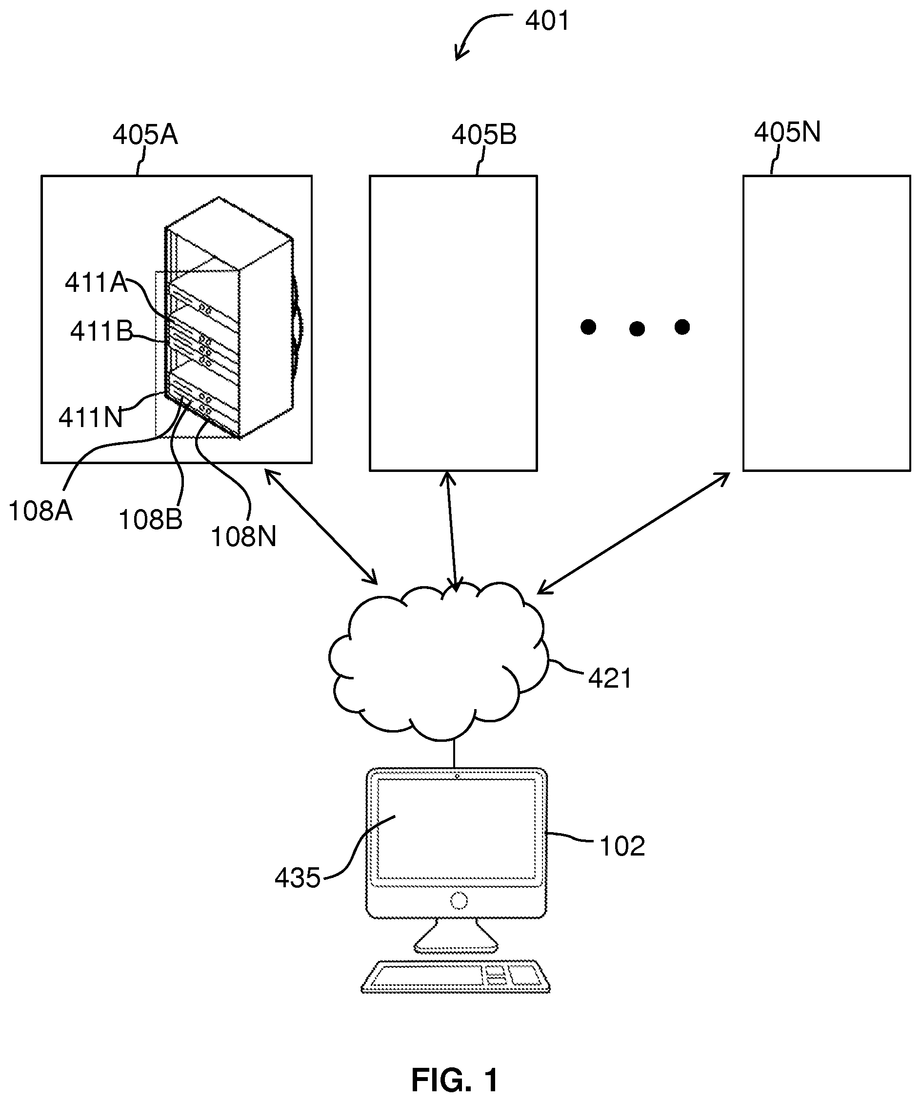 Patent US12306814 Figure 1 – Systems and methods for scalable delocalized information governance