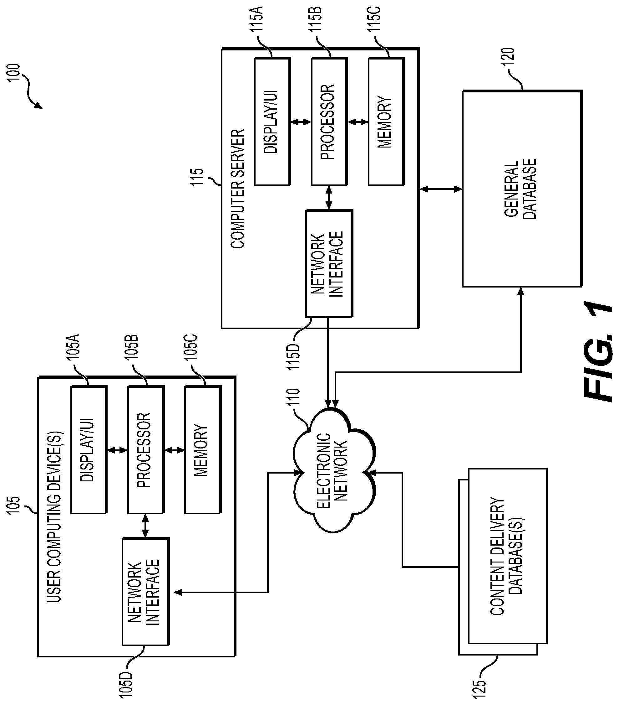 Patent US12306868 — Systems and methods for establishing an itinerary based on multimedia content of interest — Figure 1