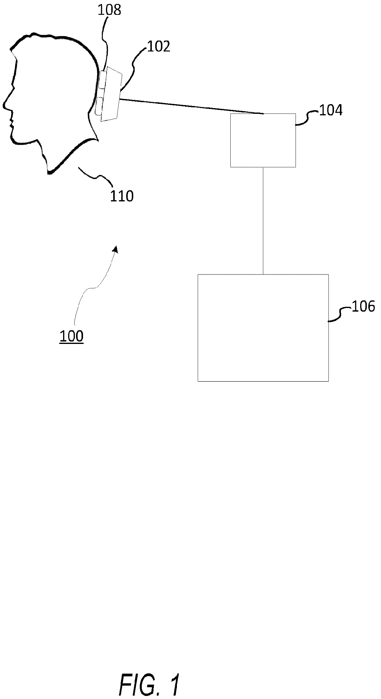 Patent US12307013 — Brain-computer interface — Figure 1