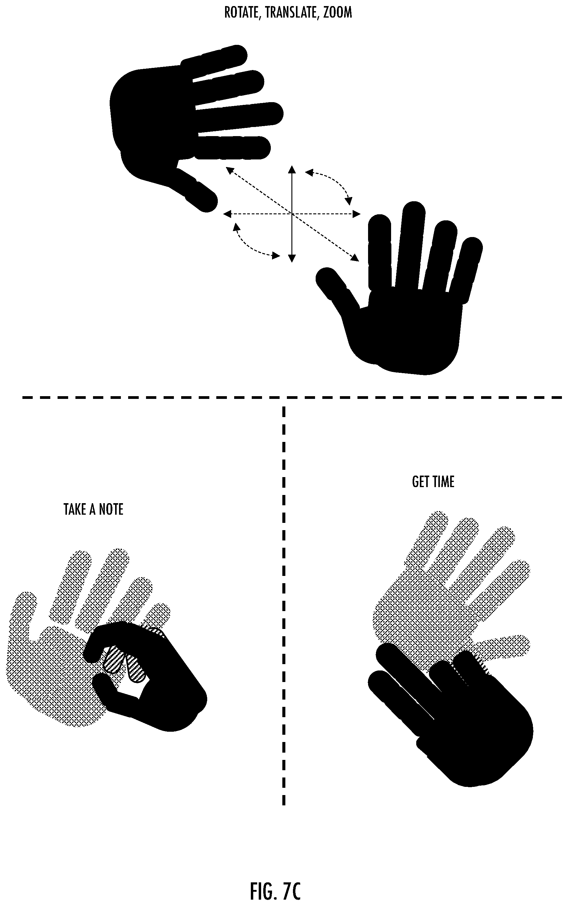 Patent US12307019 Figure 10 – Systems, apparatus, and methods for gesture-based augmented reality, extended reality