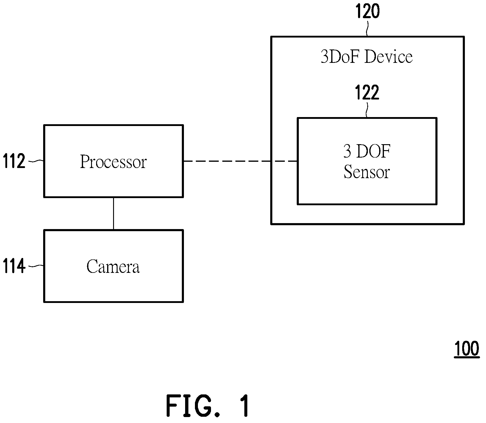 Patent US12307024 — Tracking system and tracking method — Figure 1