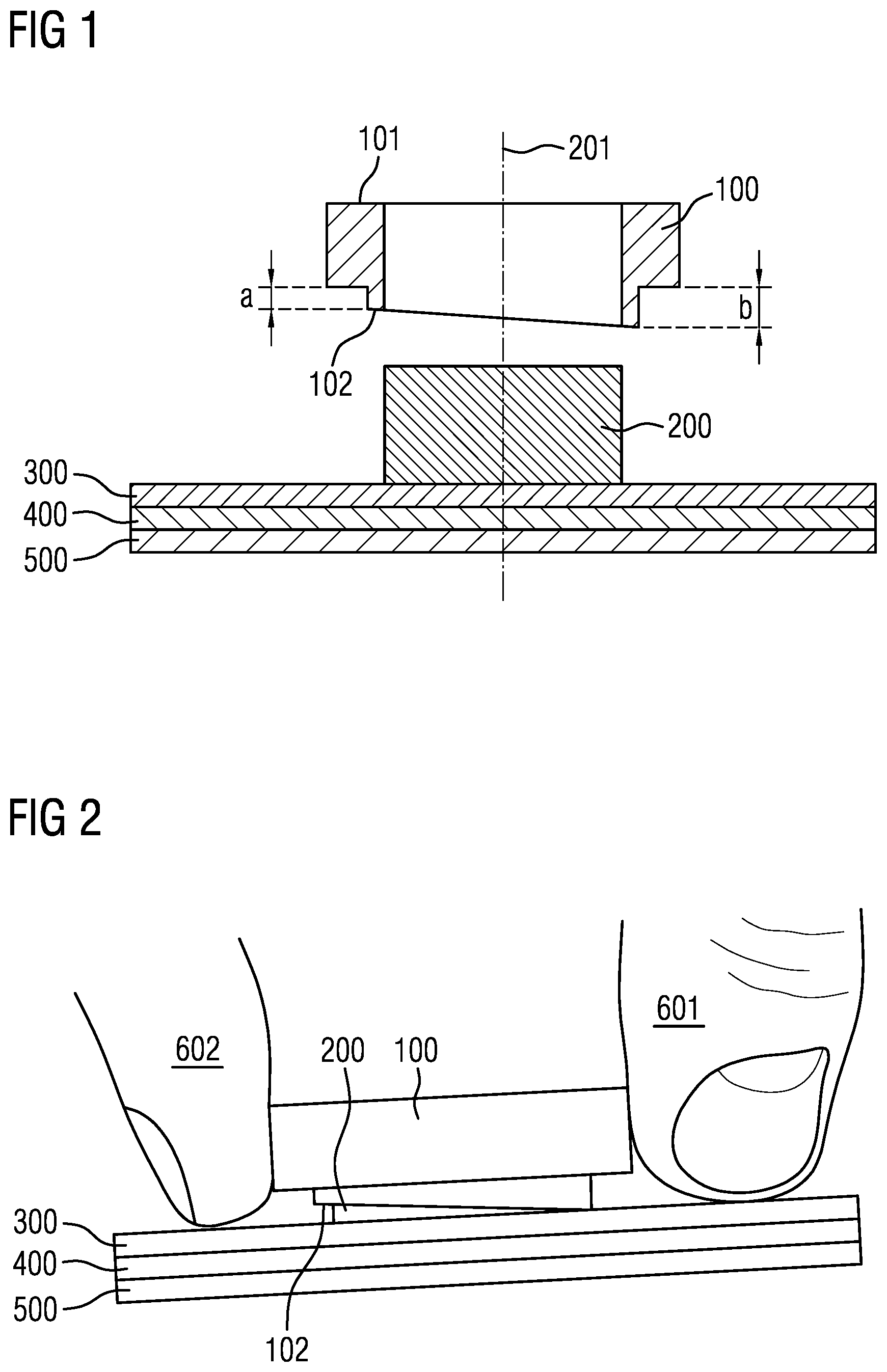 Patent US12307030 — Display with a rotary control mounted on the display — Figure 1