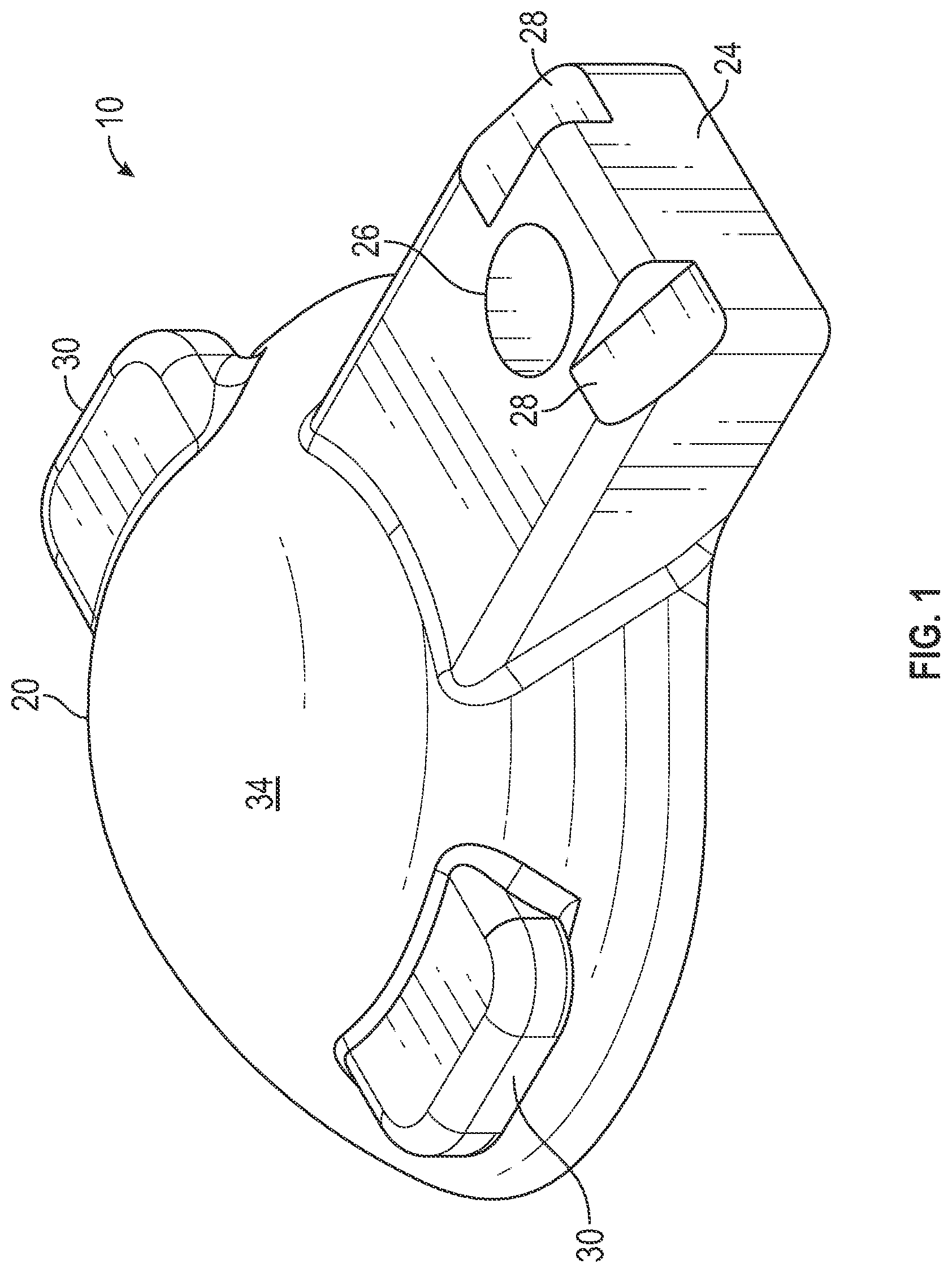 Patent US12307031 Figure 1 – Fingertip protective cover