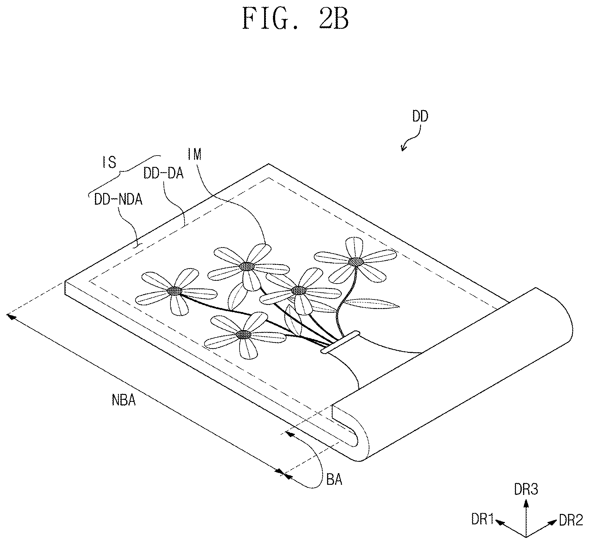 Patent US12307035 Figure 4 – Foldable display device