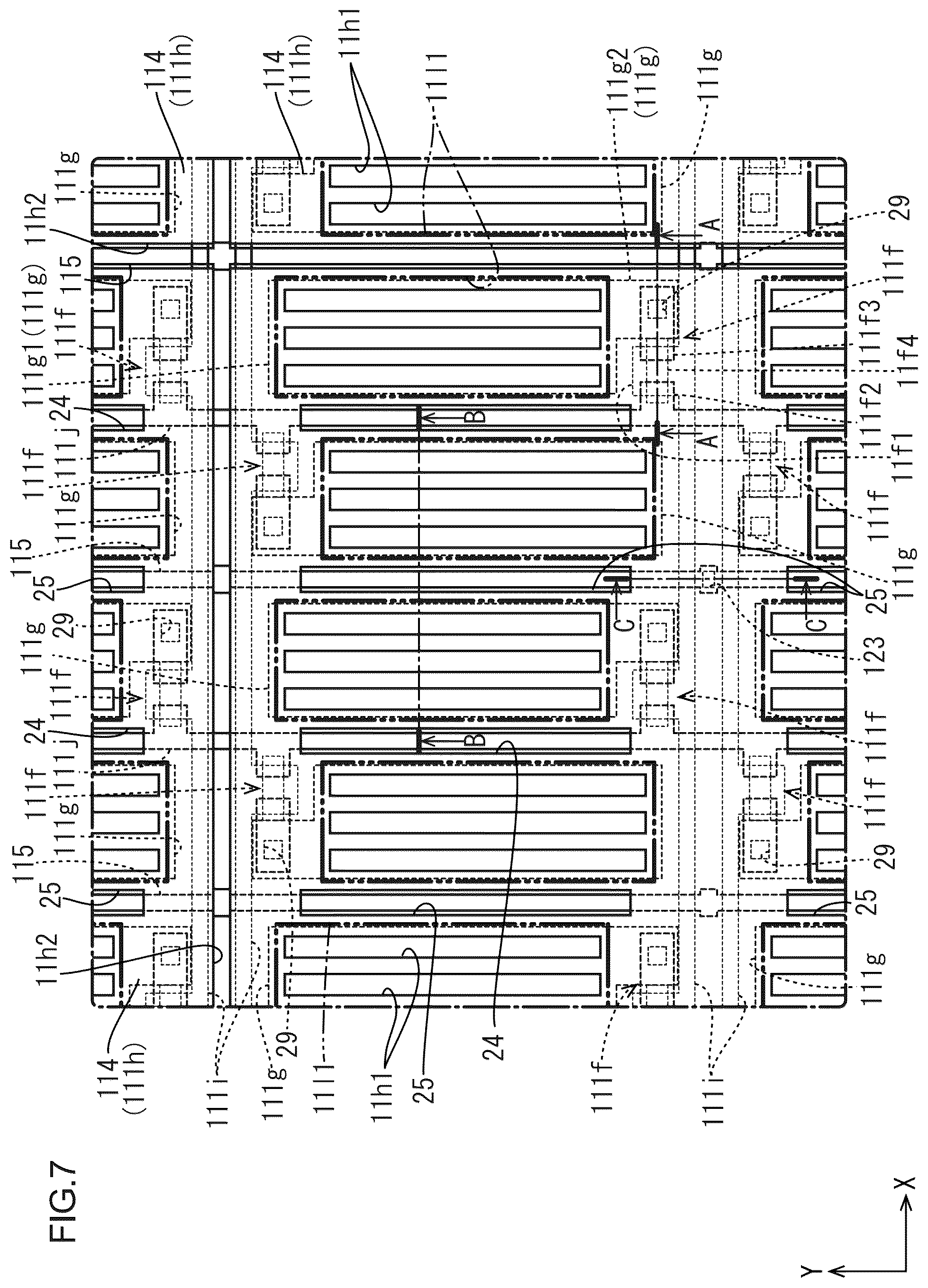 Patent US12307056 Figure 7 – Display device