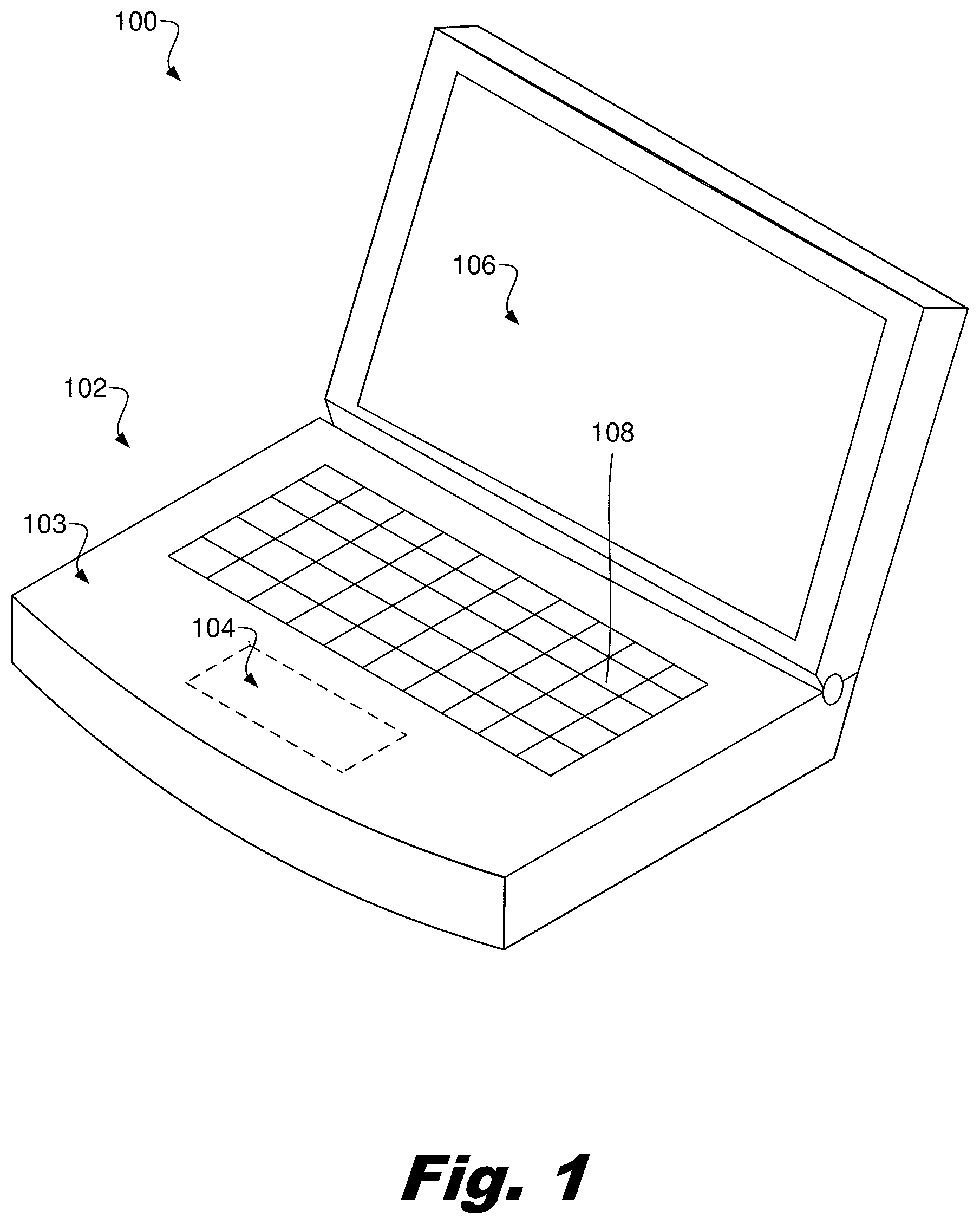 Patent US12307062 — Coil shield of a capacitance module — Figure 1