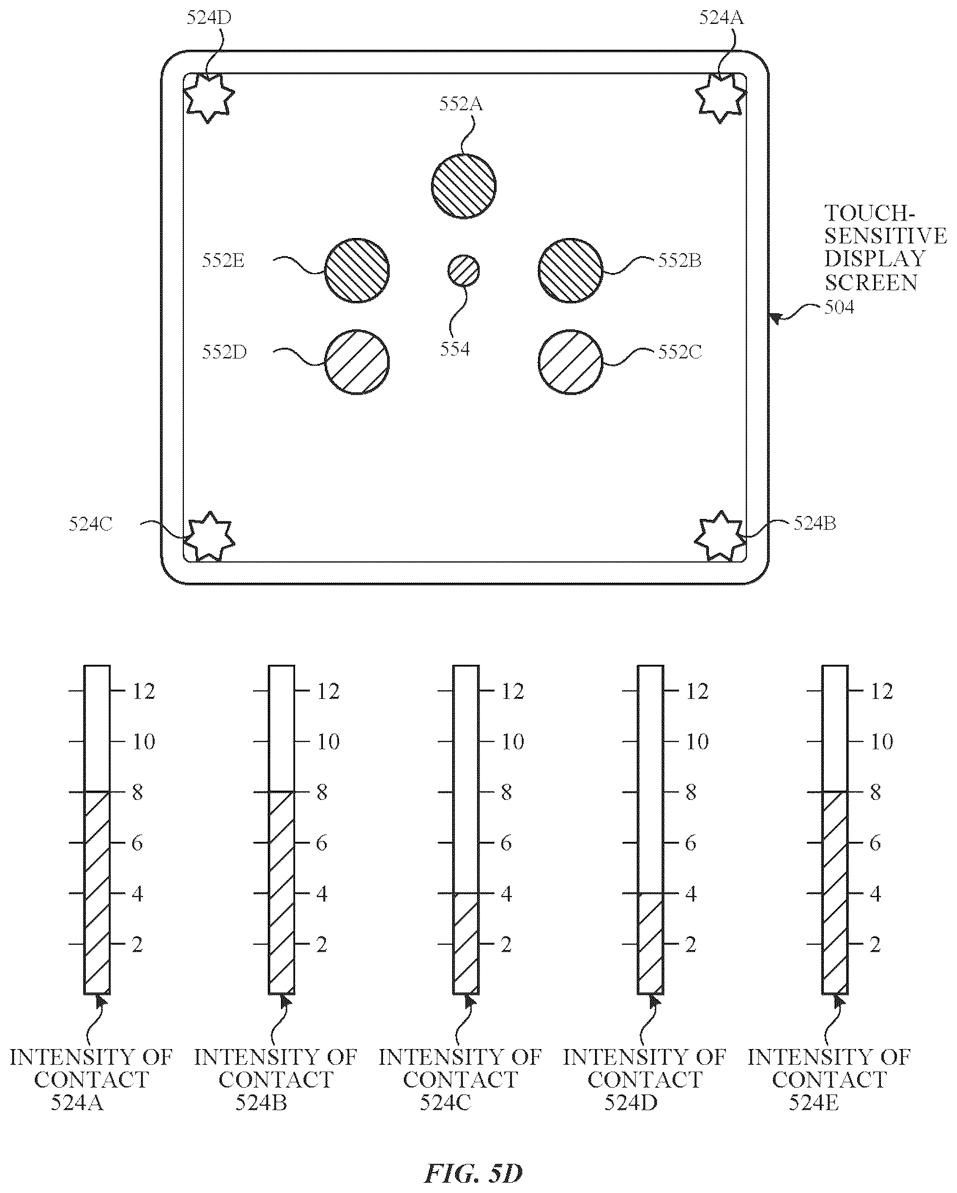Patent US12307082 Figure 10 – Scrollable set of content items with locking feature